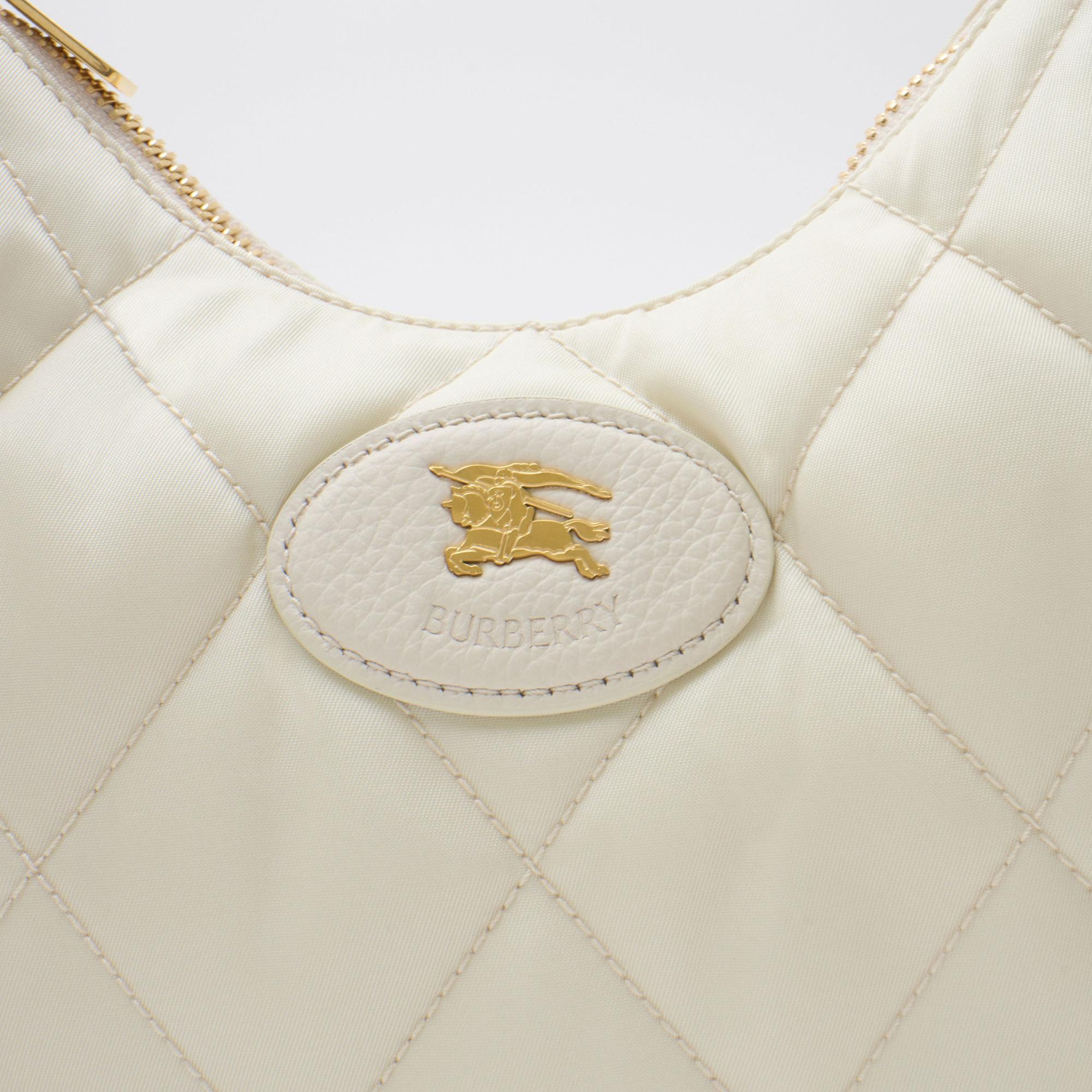 Burberry Horseshoe Kadın Krem El Çantası