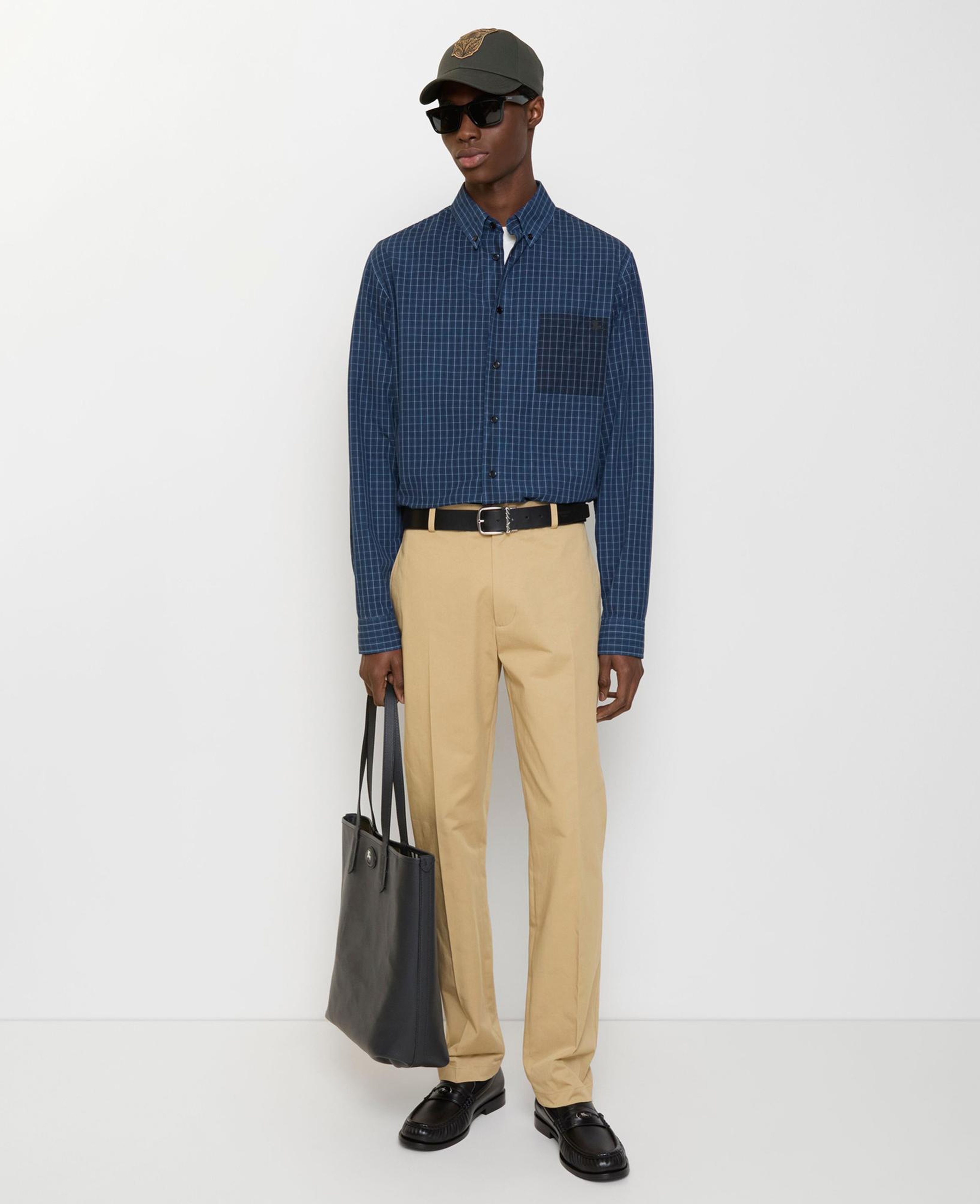 Burberry Cotton Twill Chinos Erkek Bej Pantolon