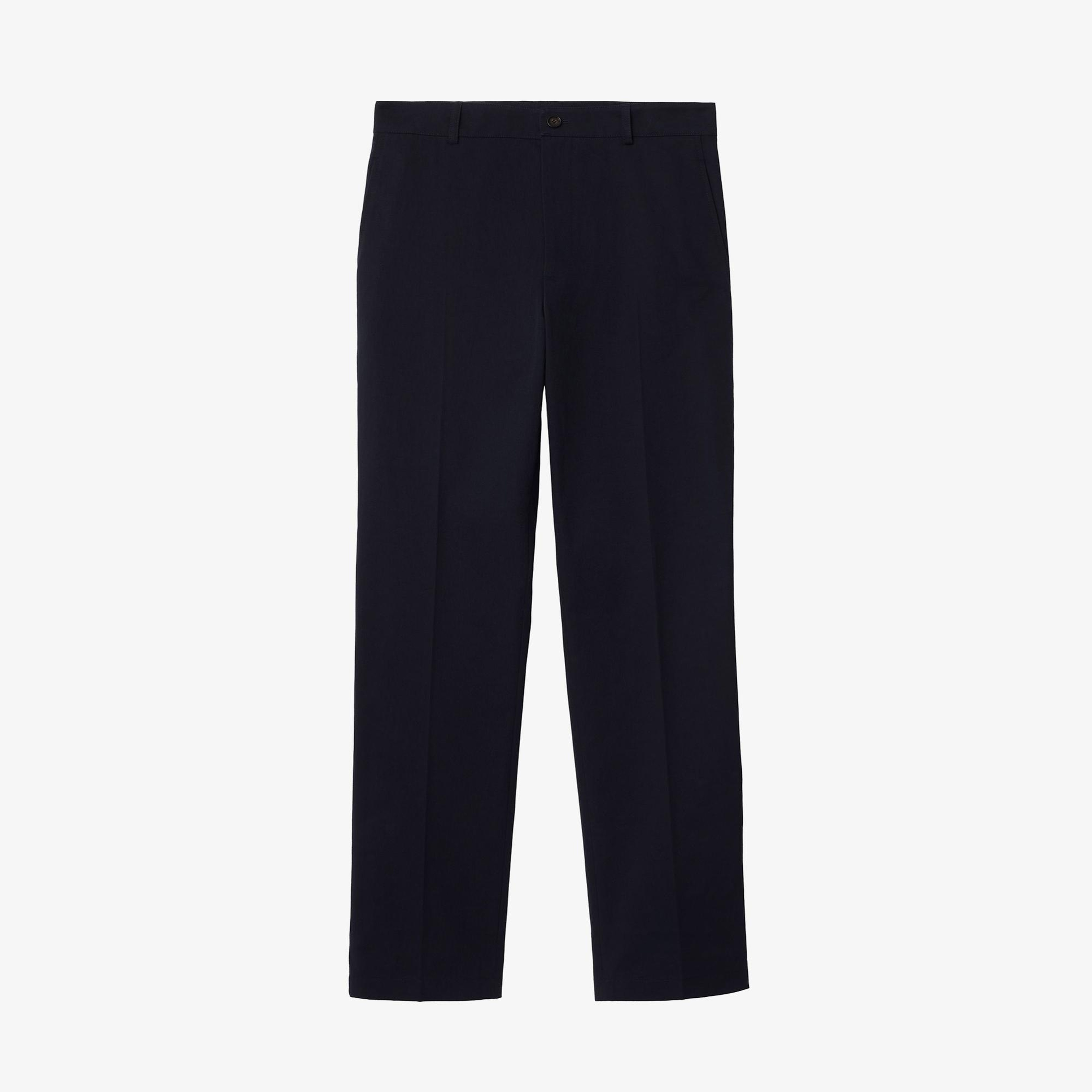 Burberry Cotton Twill Chinos Erkek Lacivert Pantolon