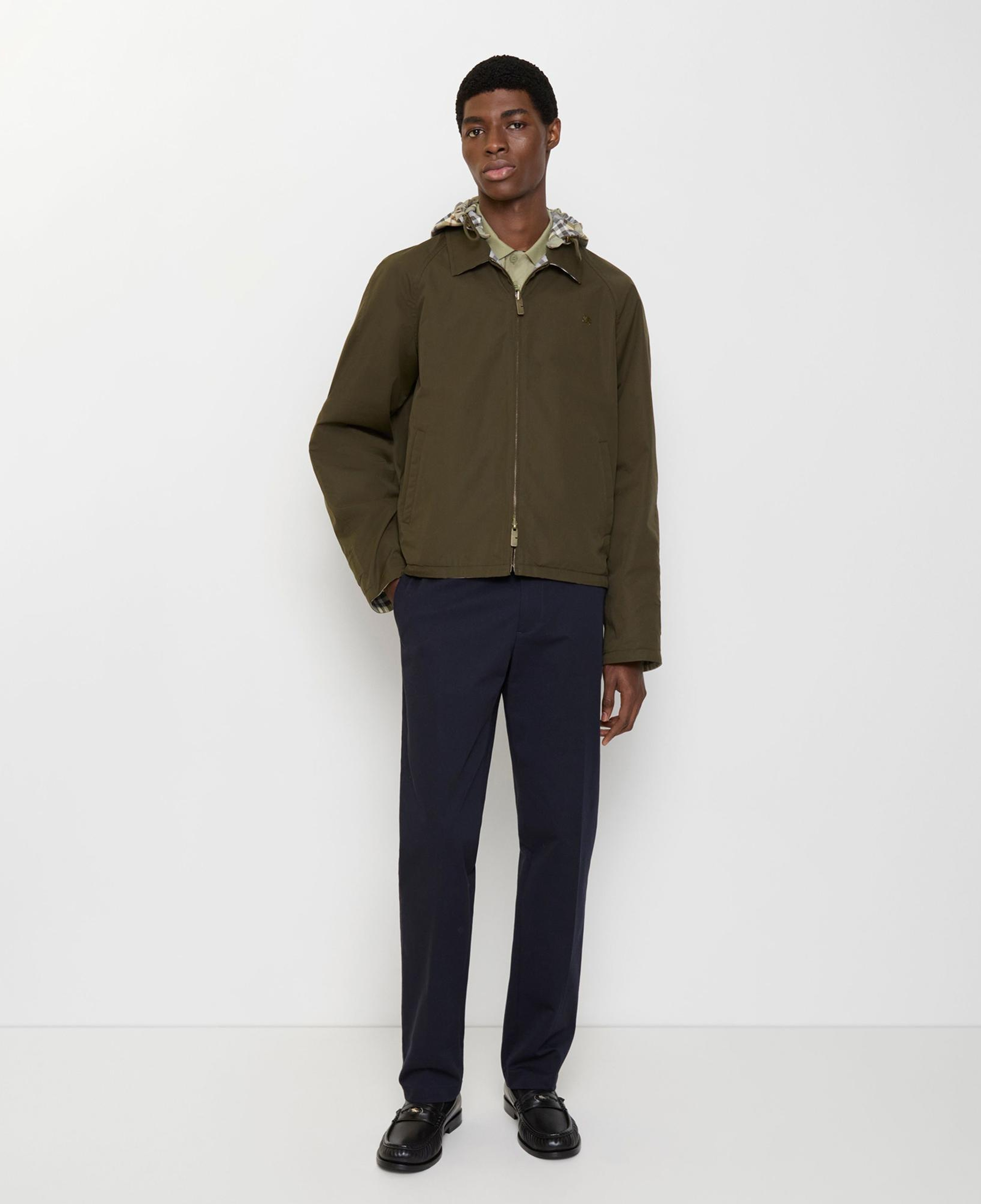 Burberry Cotton Twill Chinos Erkek Lacivert Pantolon