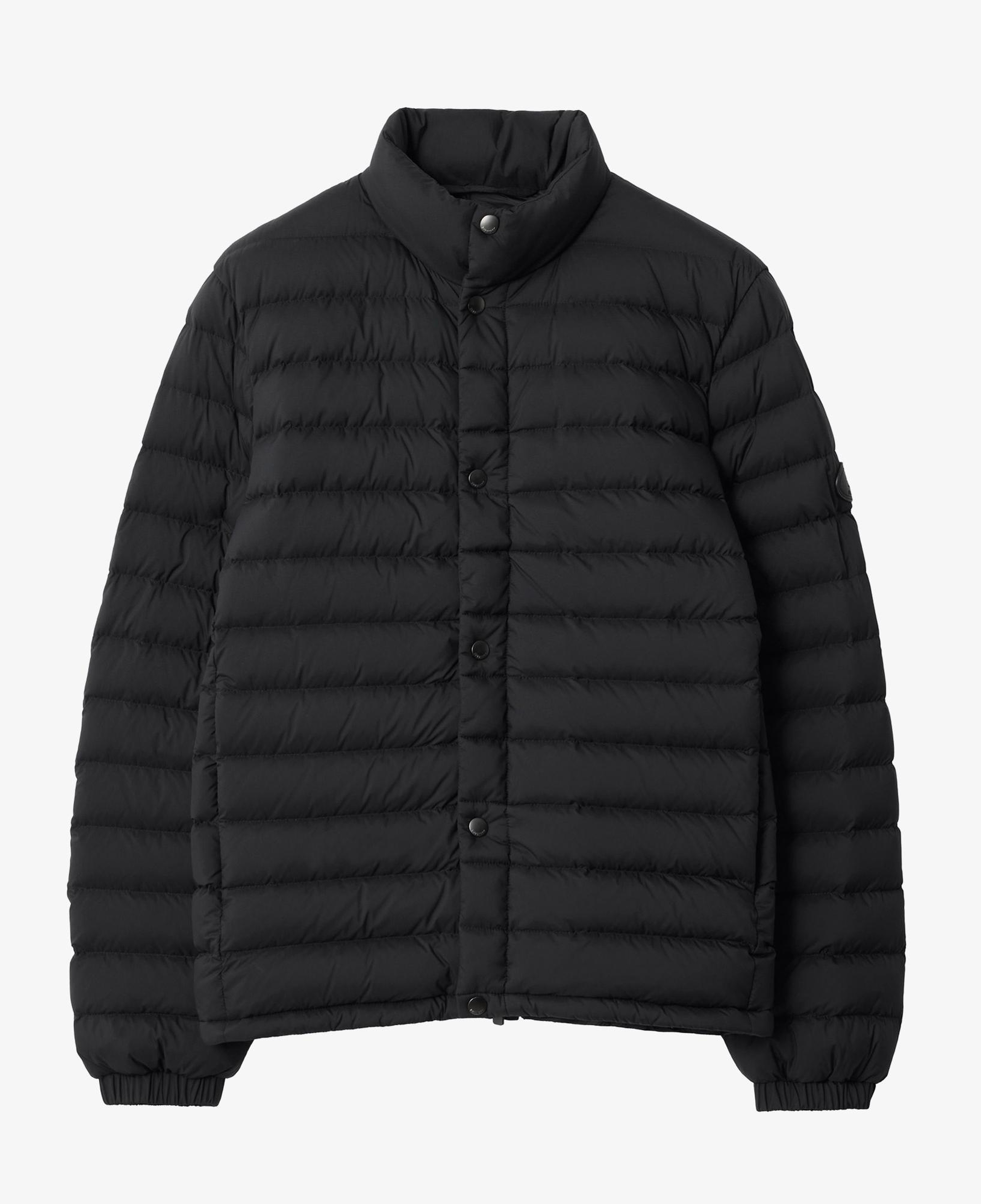 Burberry Nylon Puffer Erkek Siyah Mont