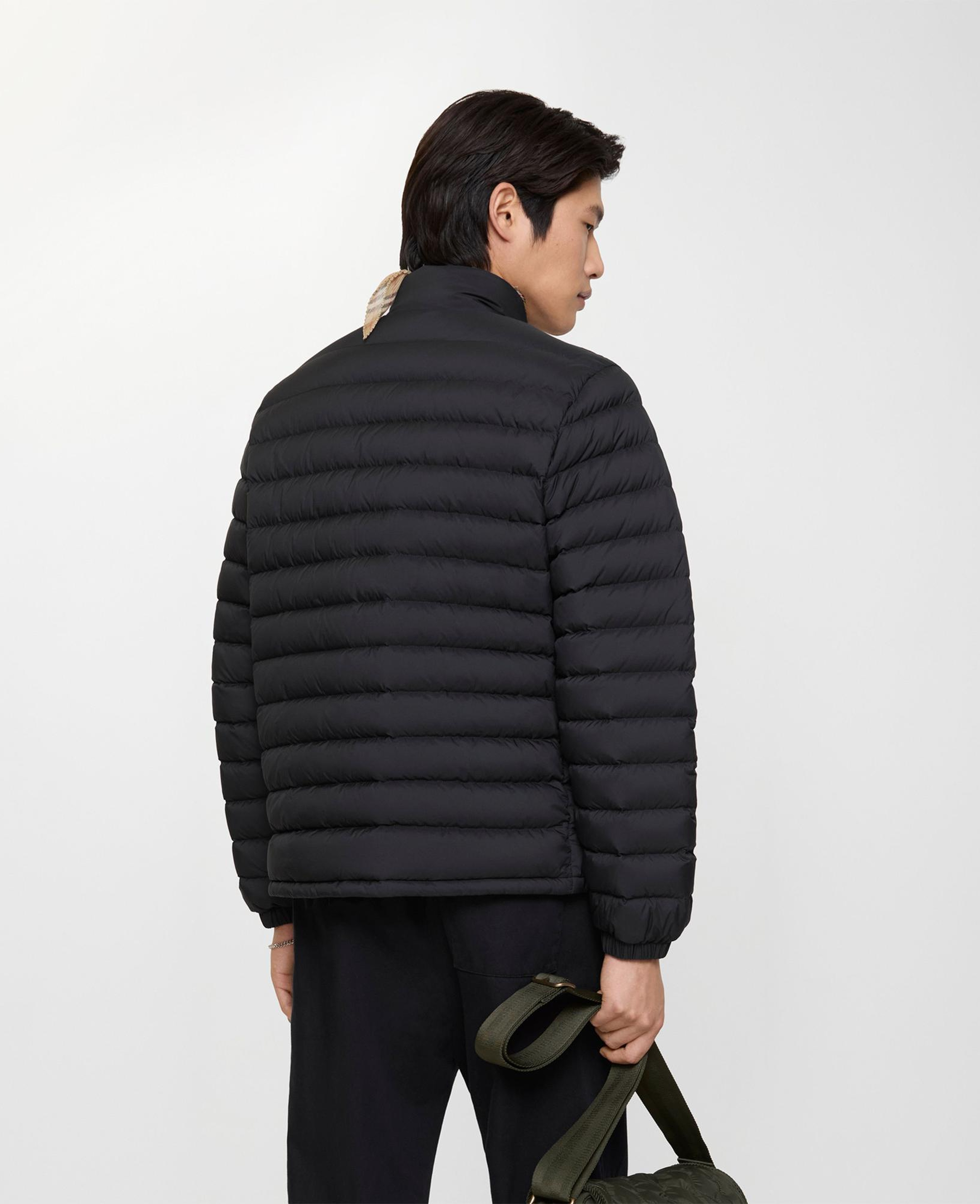 Burberry Nylon Puffer Erkek Siyah Mont