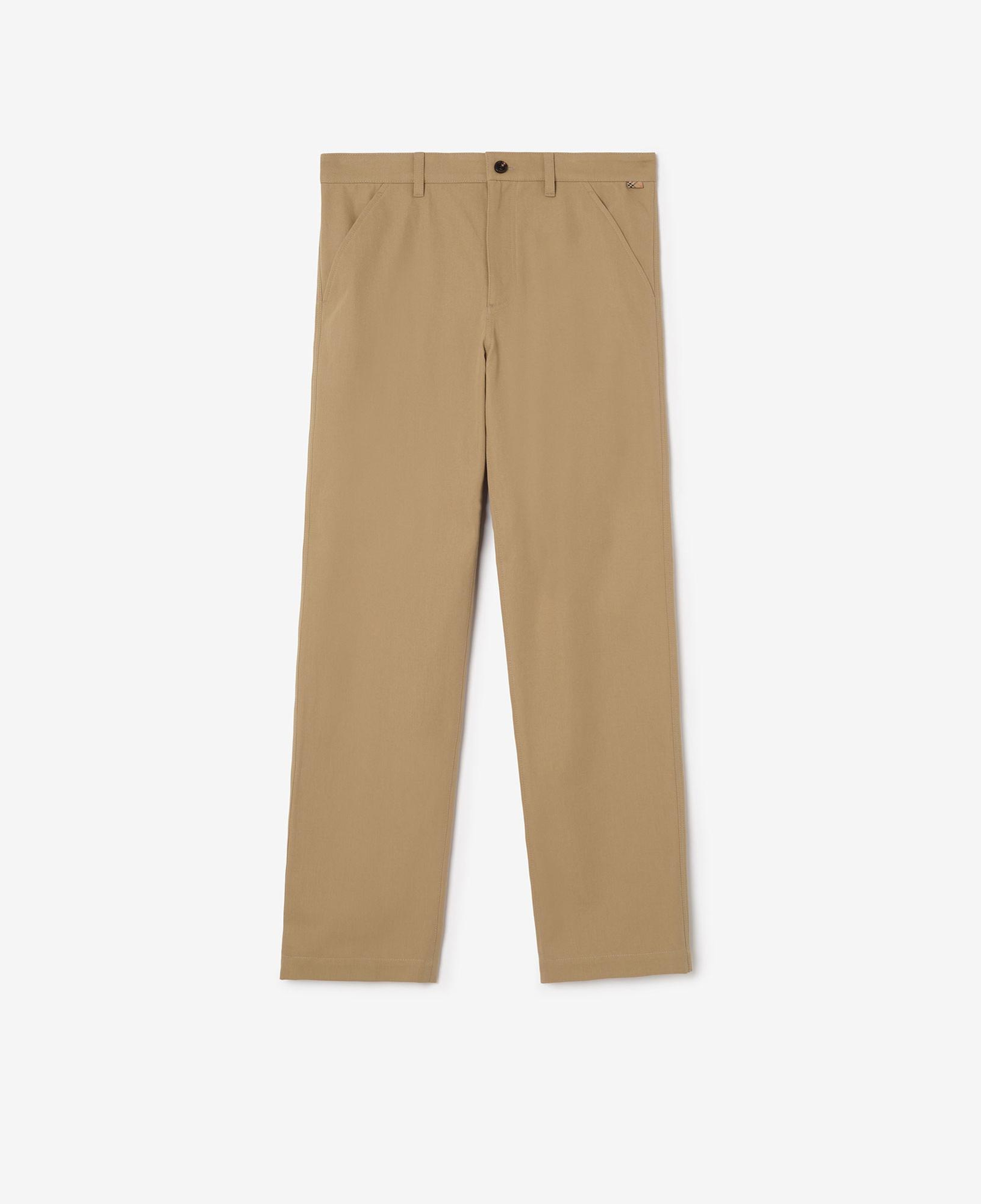 Burberry Cotton Twill Chinos Erkek Bej Pantolon