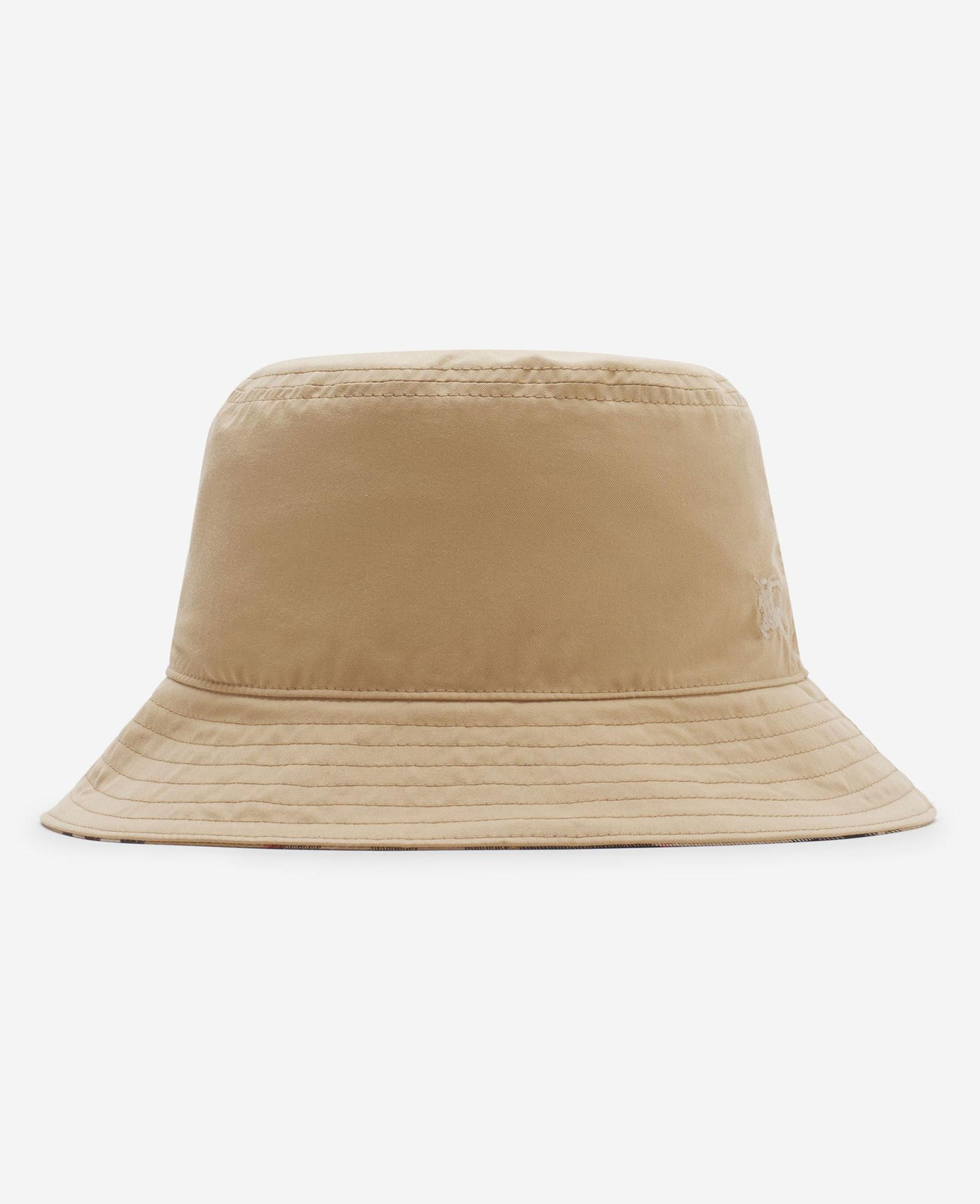 Burberry Reversible Gabardine Bucket Erkek Krem Şapka
