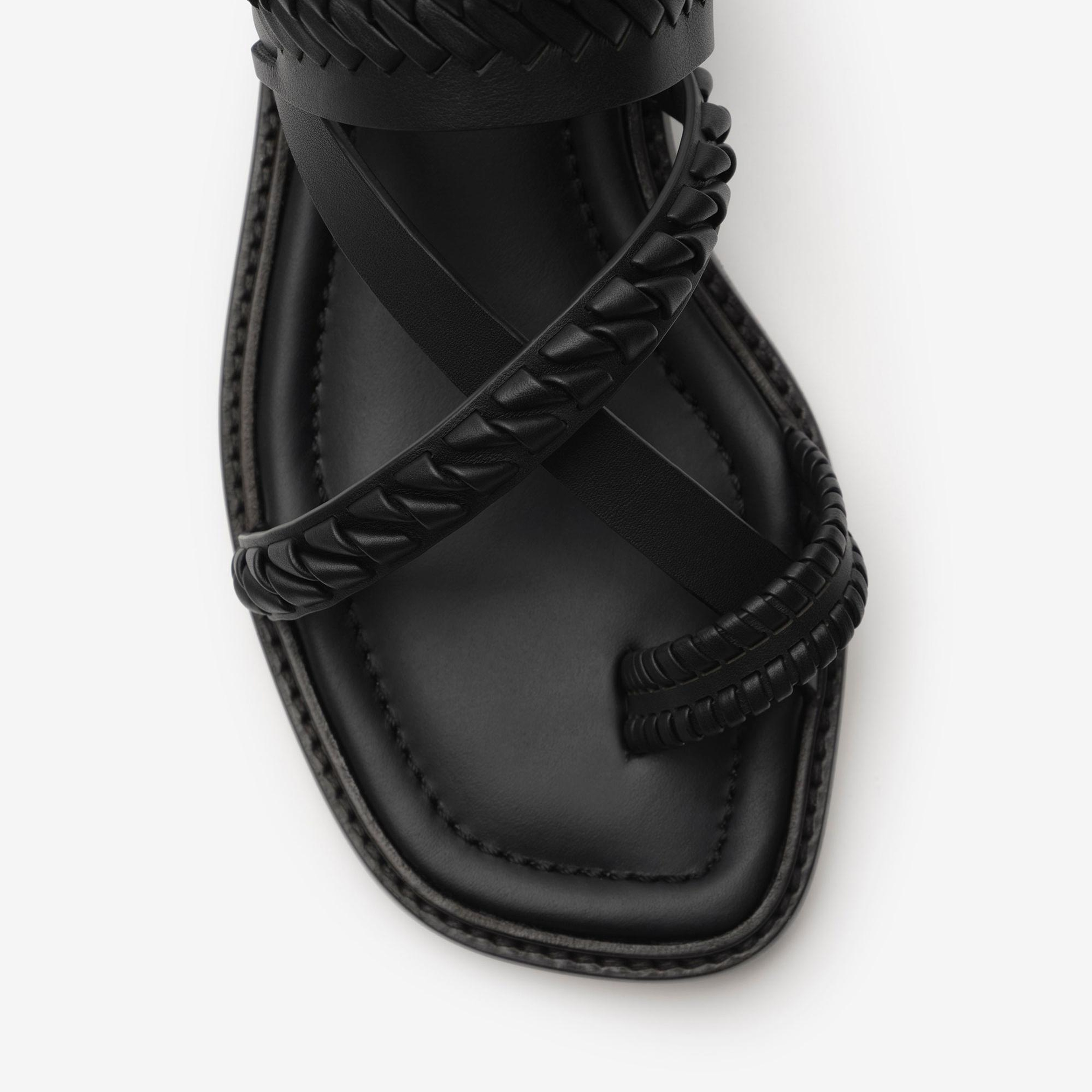 Burberry Kadın Siyah Sandalet