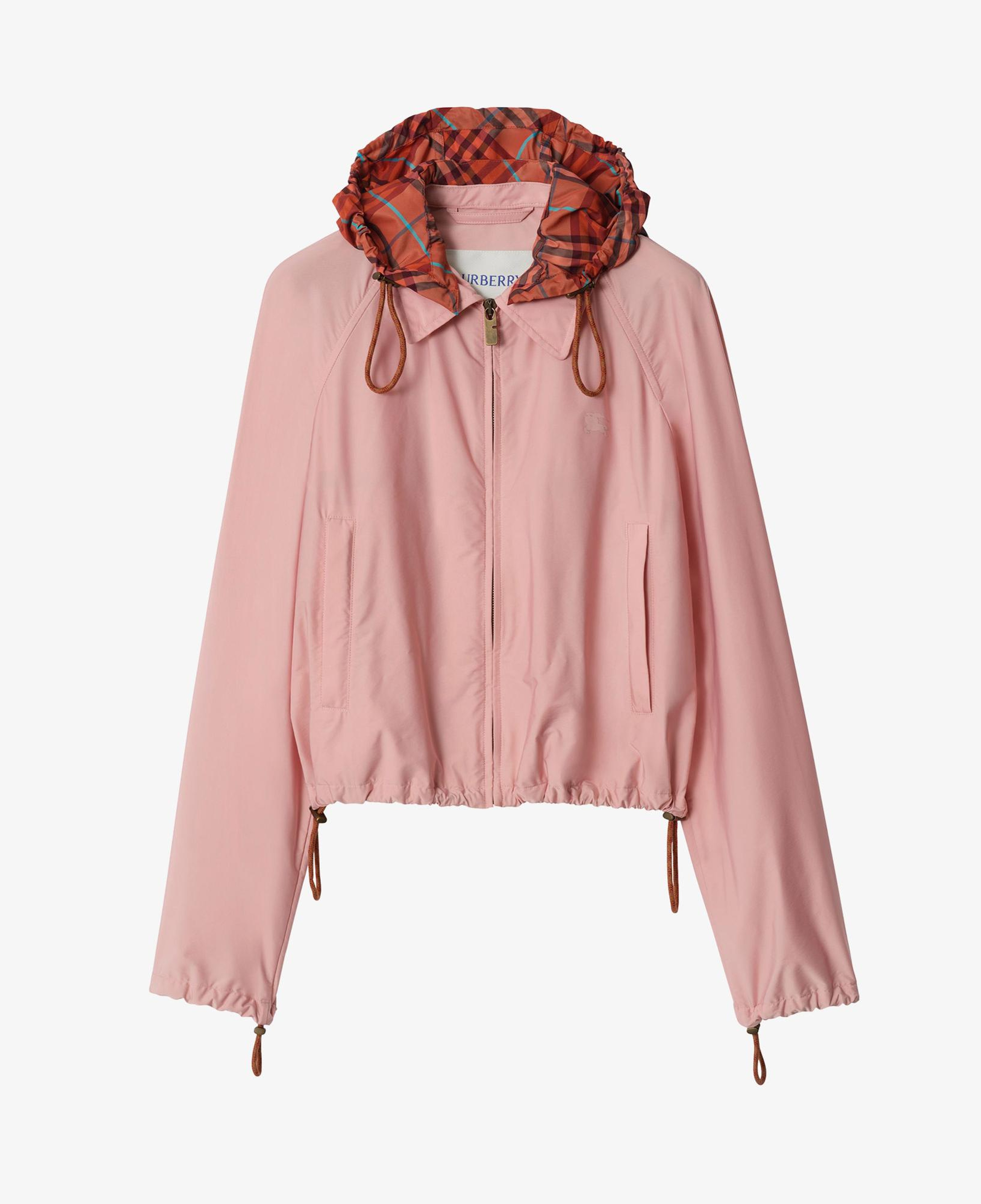 Burberry Cropped Newcott Hooded Kadın Pembe Mont