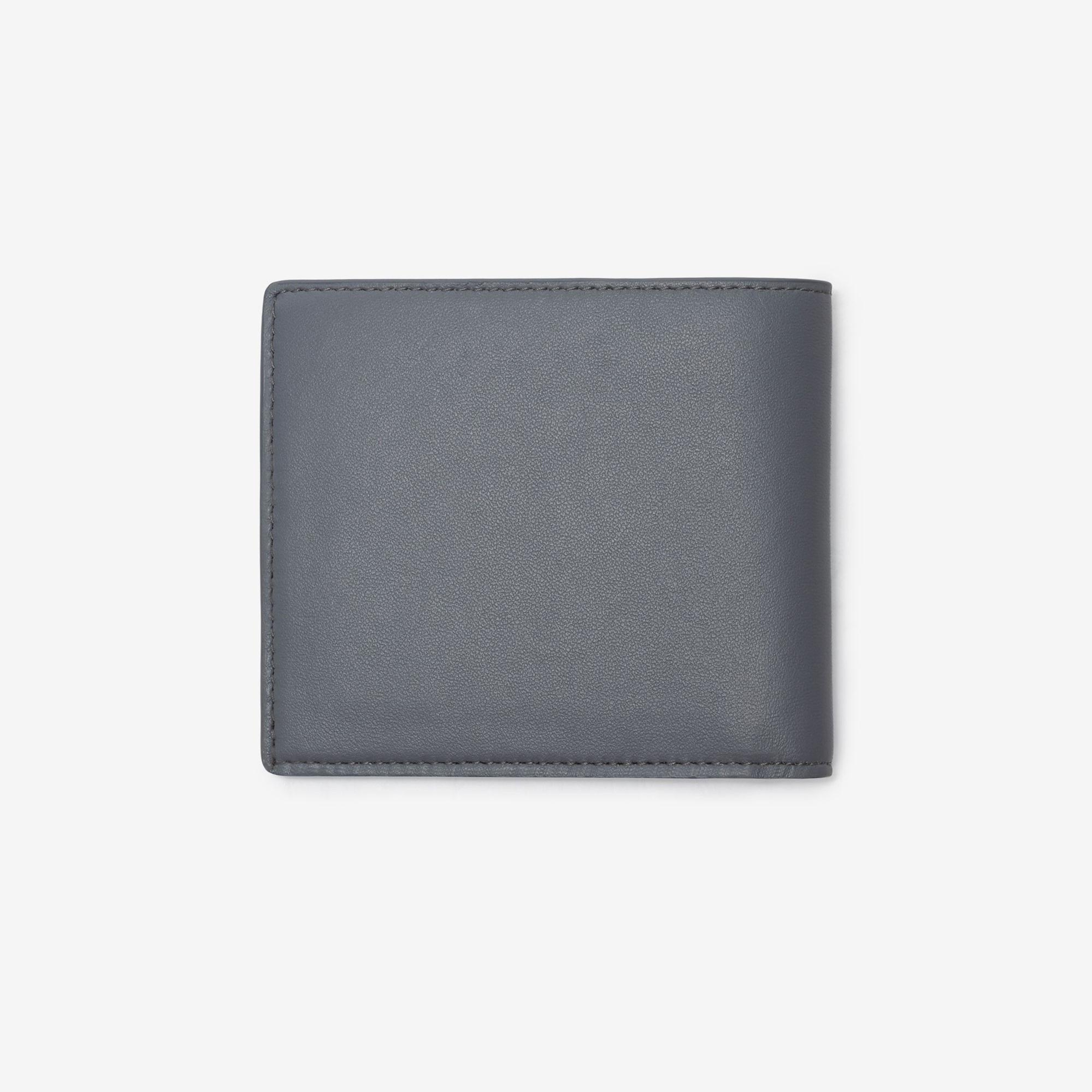 Burberry Pop Check Bifold Erkek Mavi Cüzdan