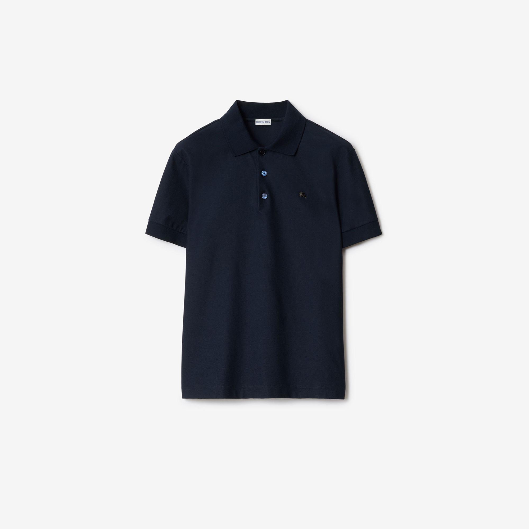 Burberry Metal Ekd Cotton Erkek Lacivert Polo