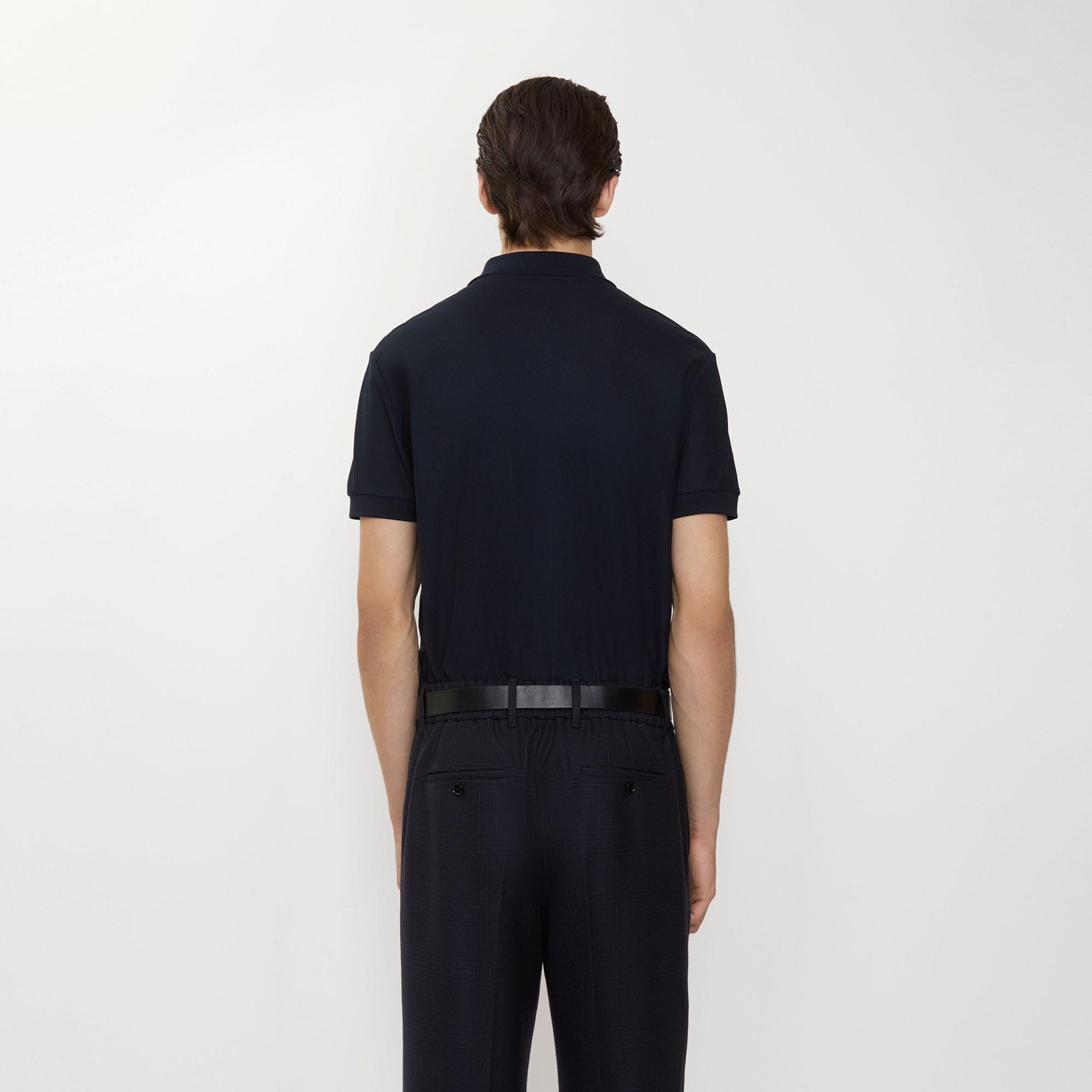 Burberry Metal Ekd Cotton Erkek Lacivert Polo