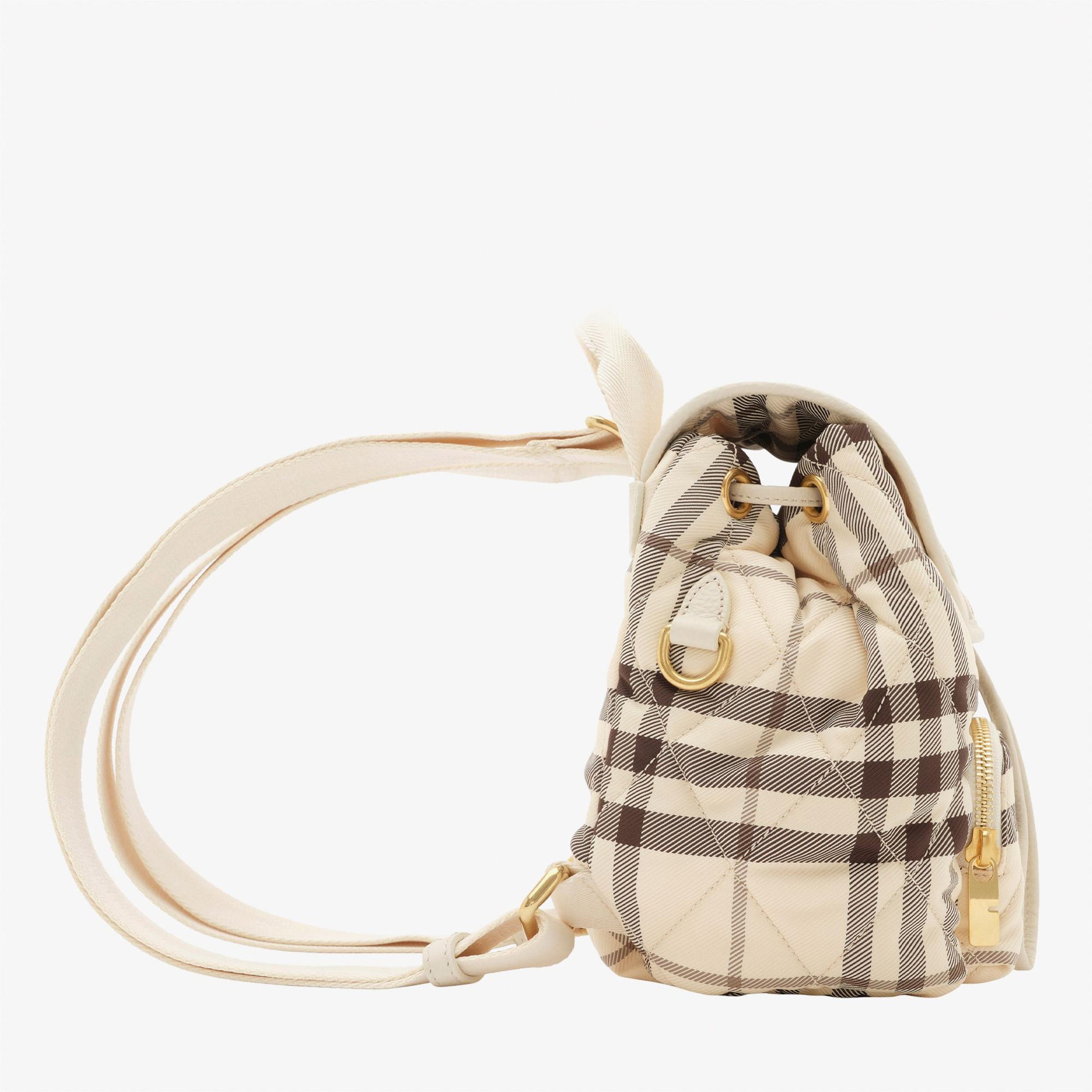 Burberry Mini Horseshoe Kadın Bej Sırt Çantası