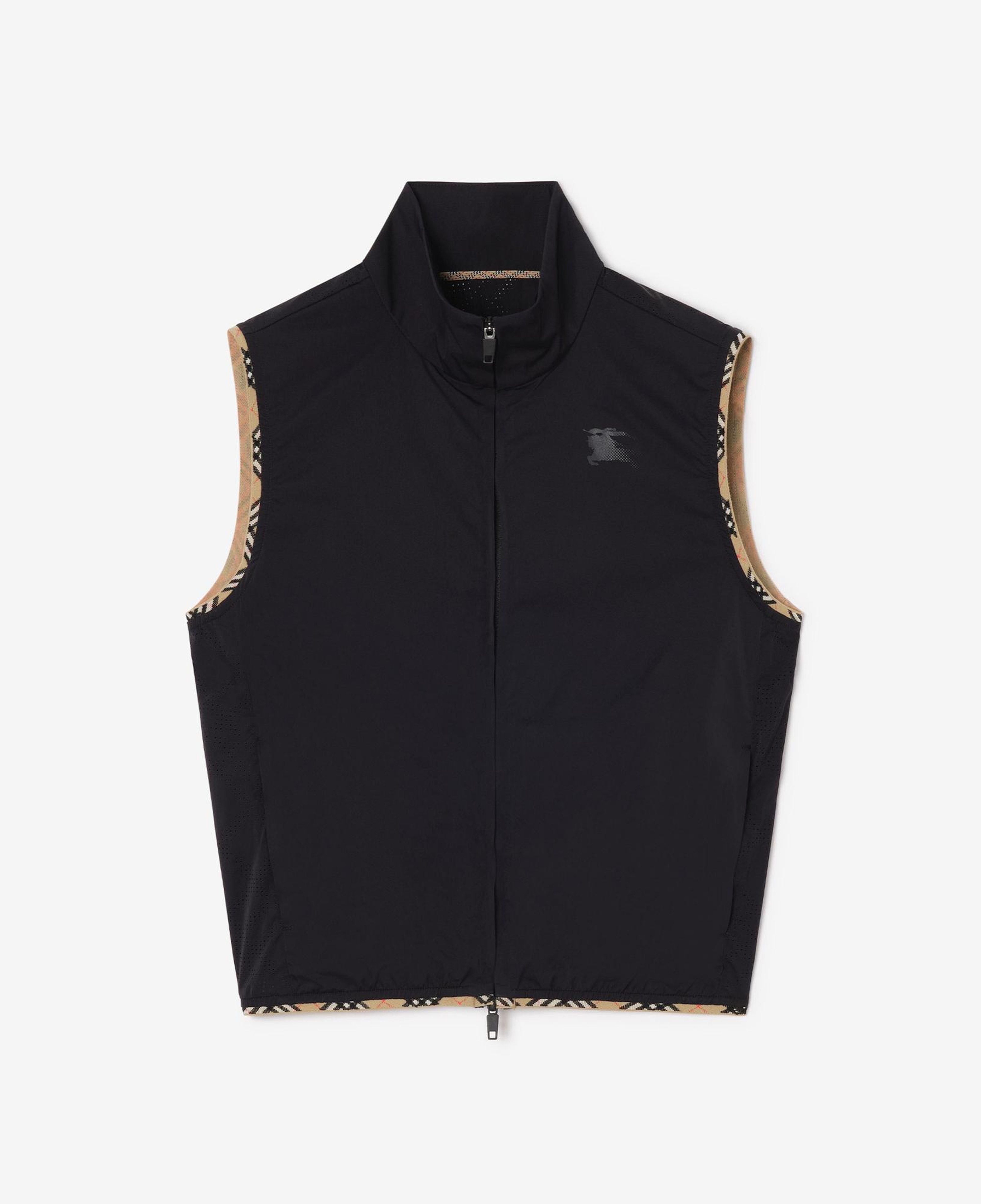 Burberry Stretch Nylon Gilet Kadın Siyah Yelek