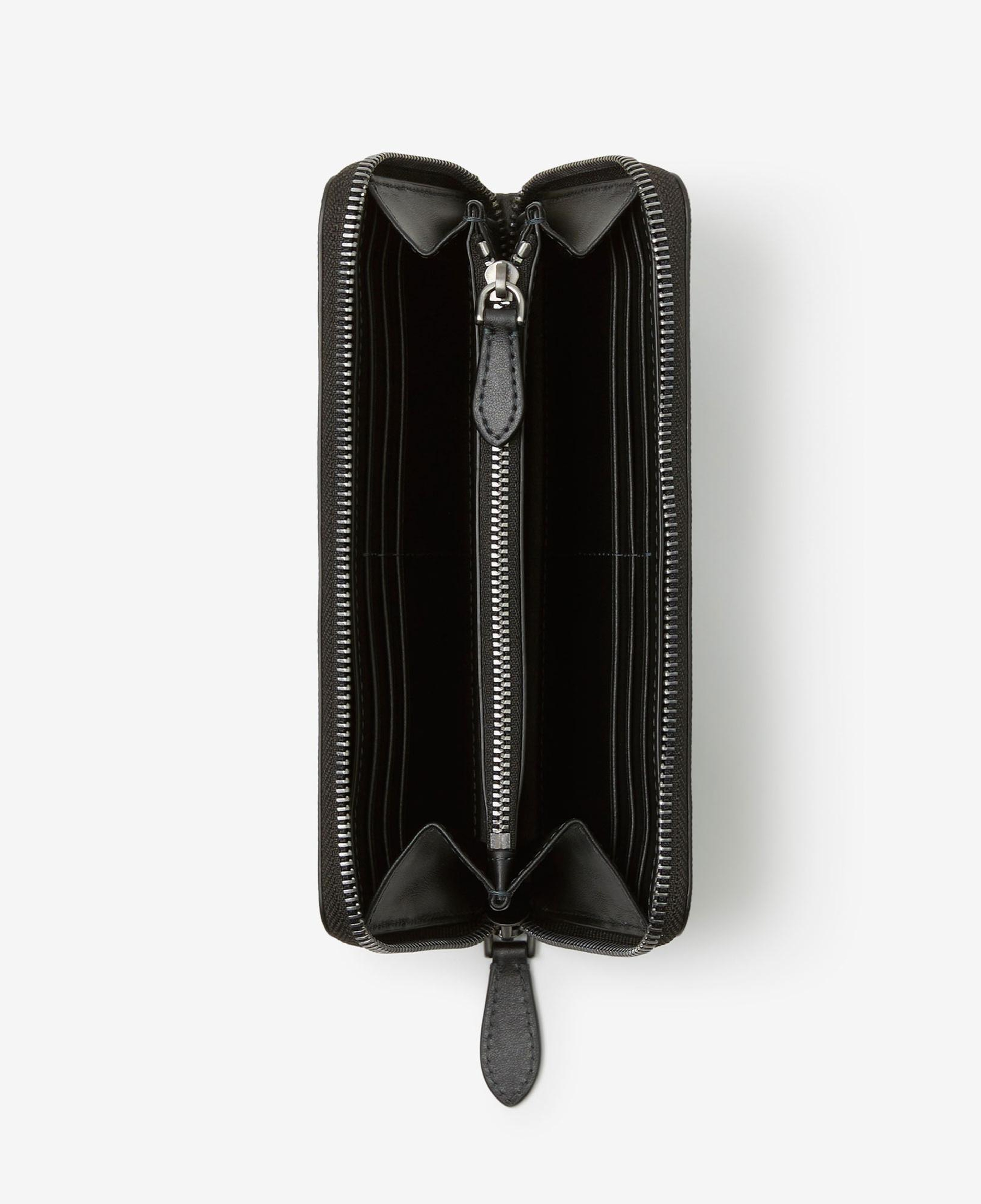 Burberry Check Zip Erkek Gri Cüzdan