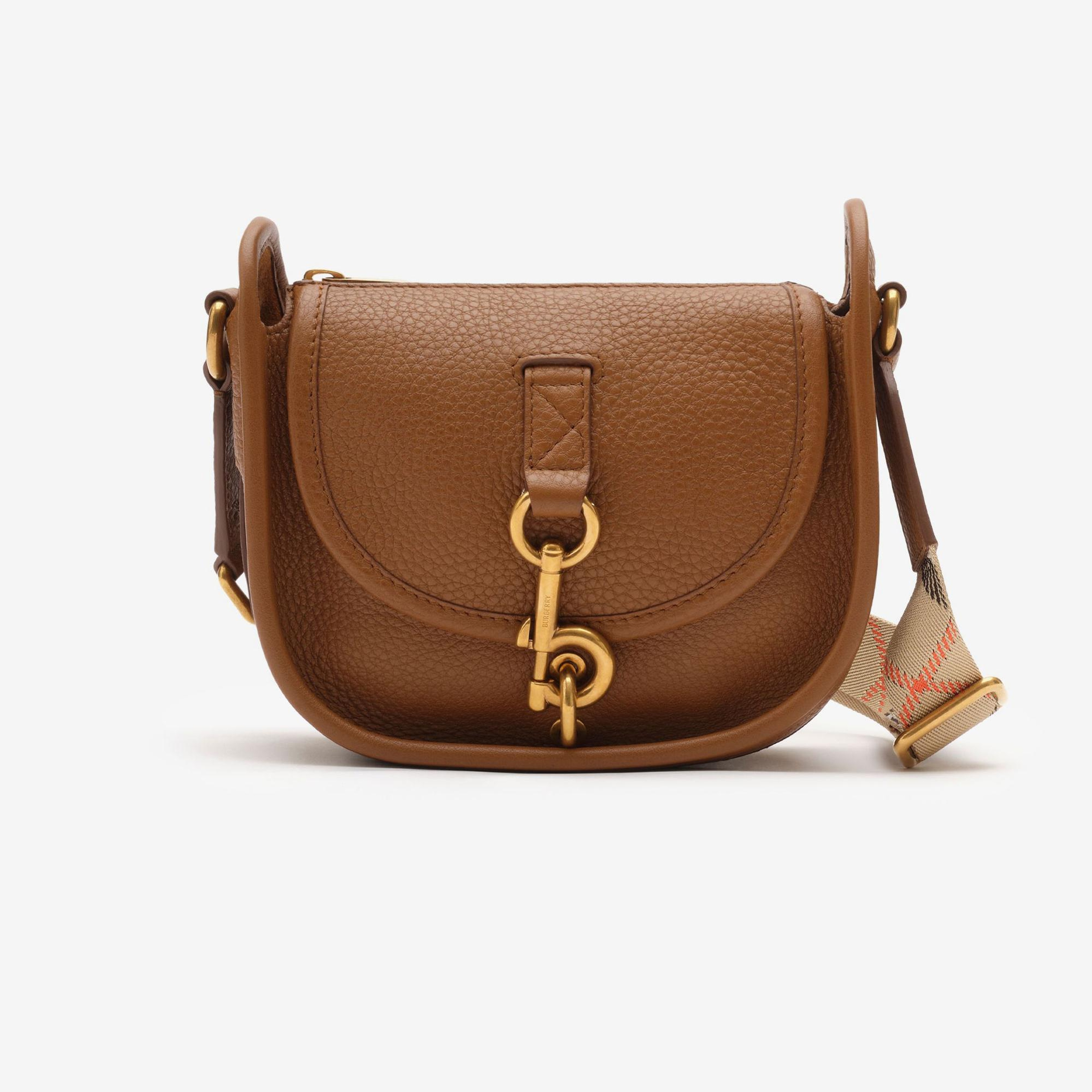 Burberry Mini B Clip Kadın Kahverengi El Çantası