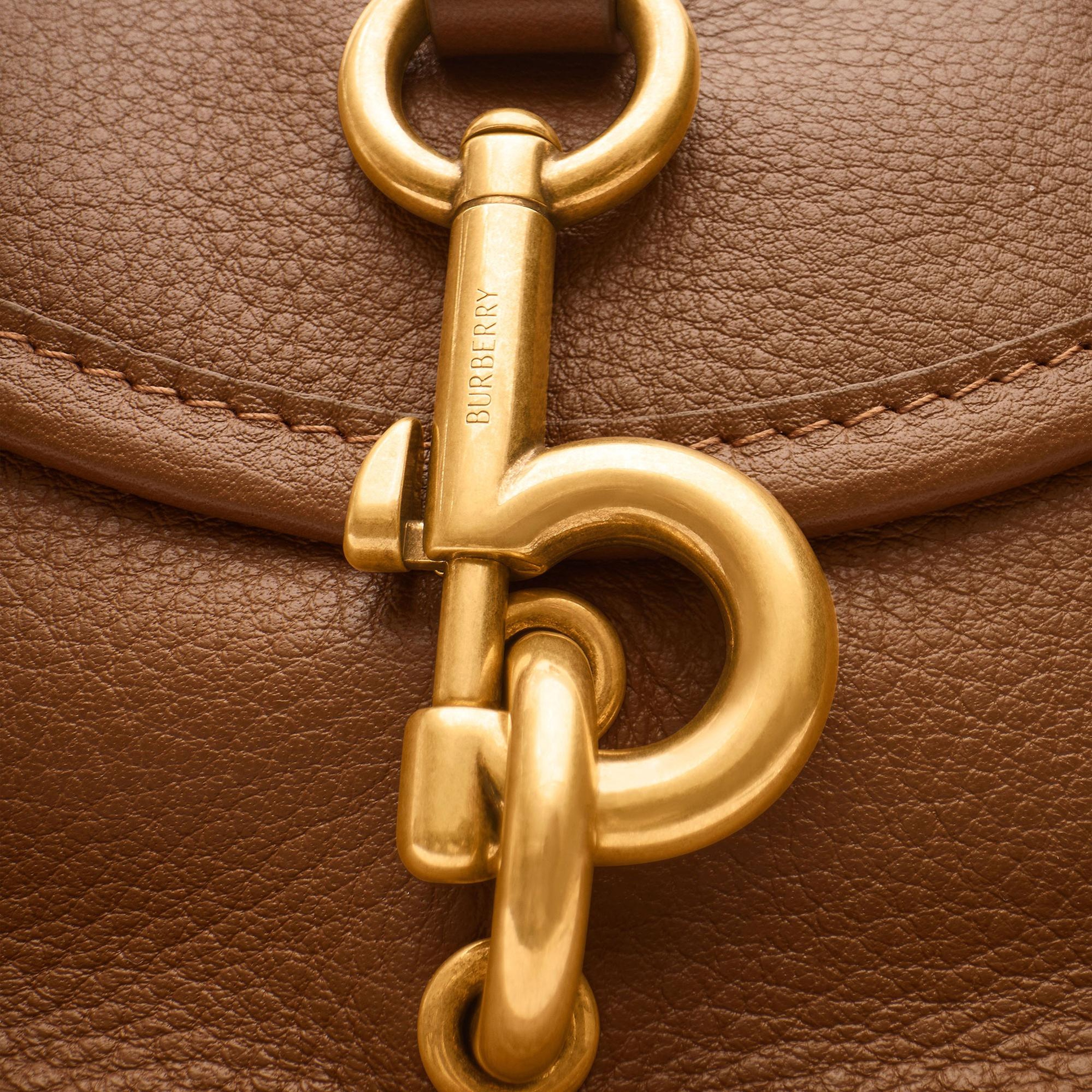 Burberry Mini B Clip Kadın Kahverengi El Çantası