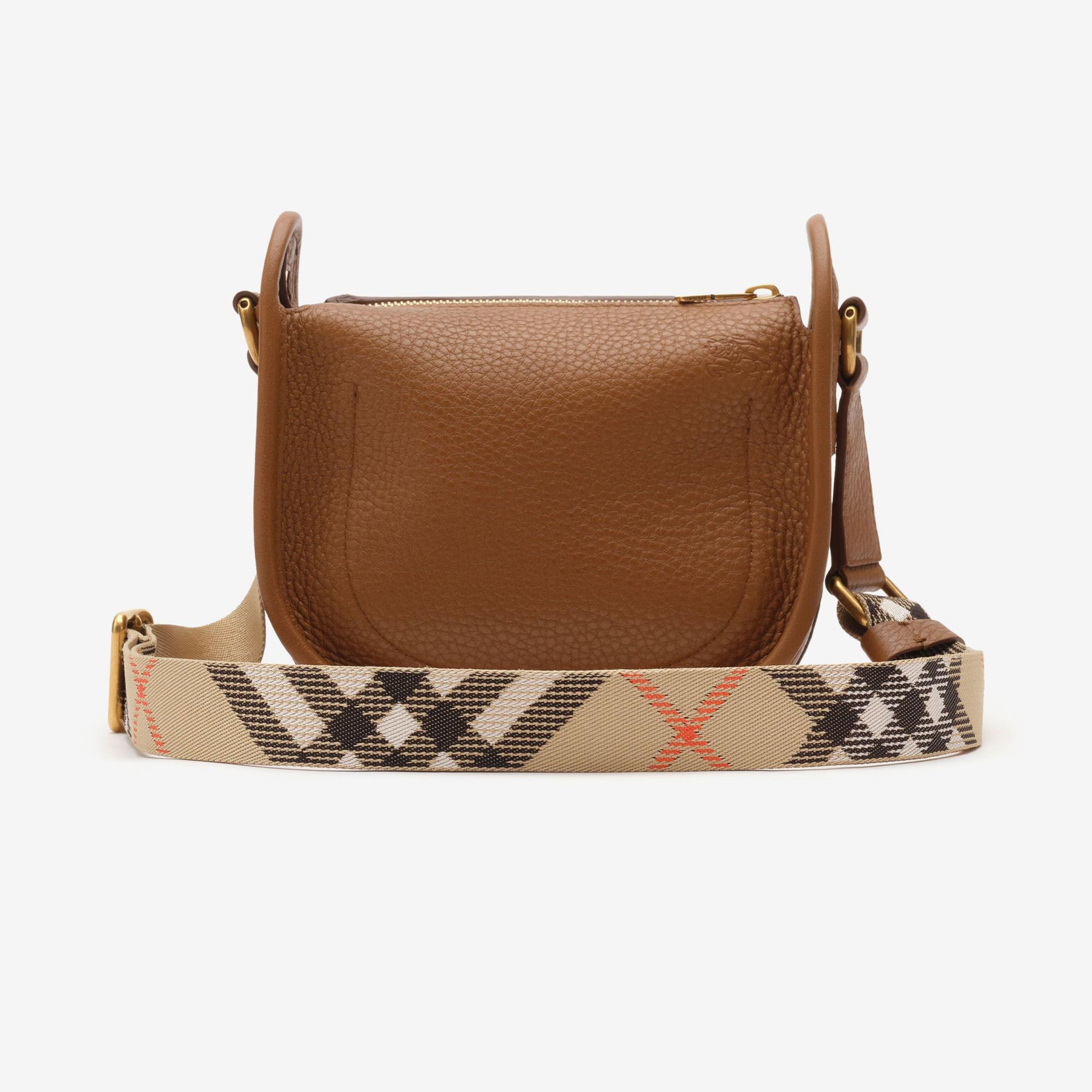 Burberry Mini B Clip Kadın Kahverengi El Çantası