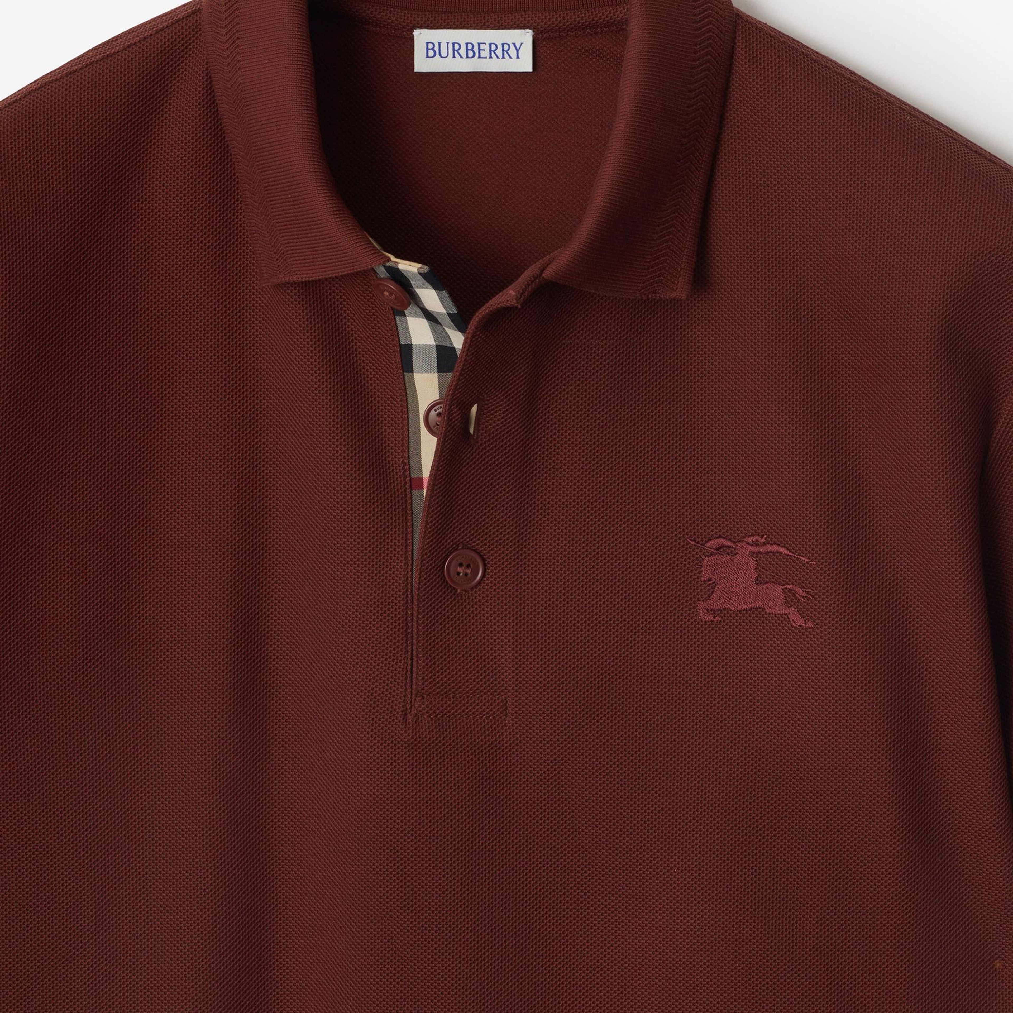 Burberry Cotton Erkek Bordo Polo