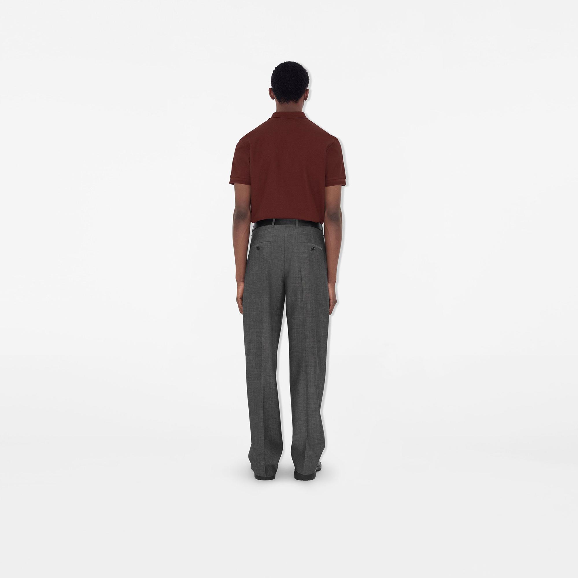 Burberry Cotton Erkek Bordo Polo