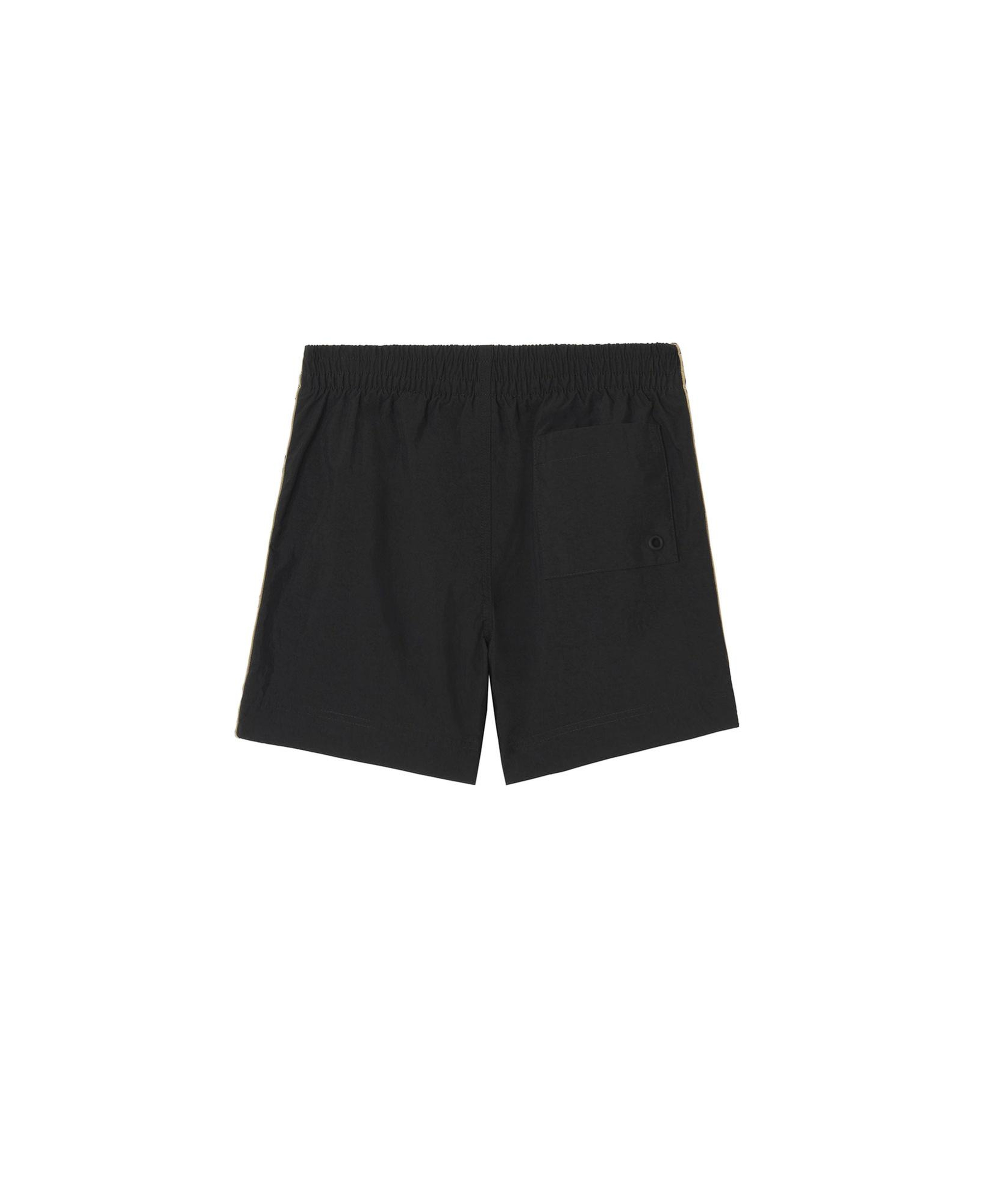 Burberry Check Trim Çocuk Siyah Deniz Şortu