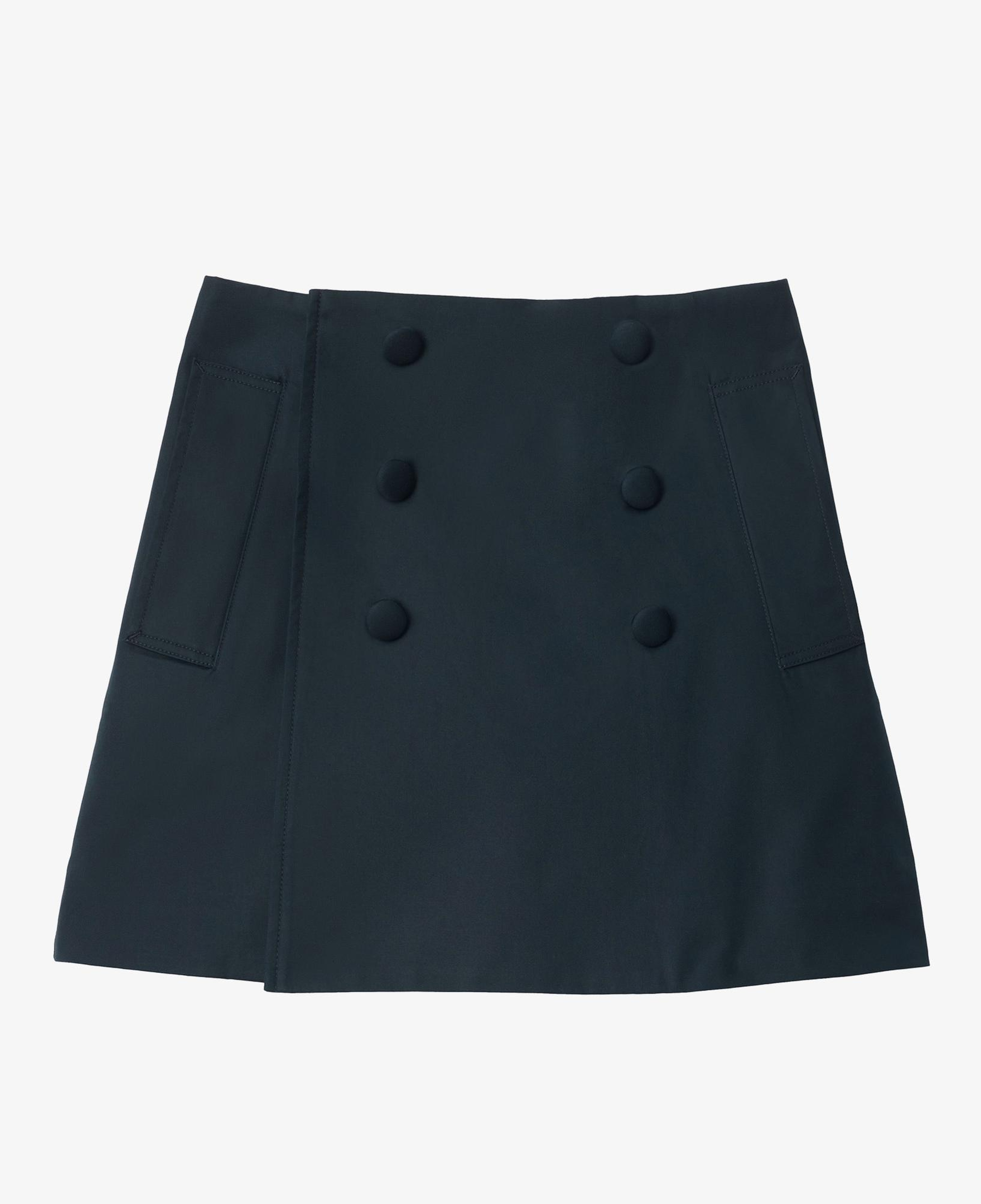 Burberry Cotton Trench Çocuk Lacivert Etek