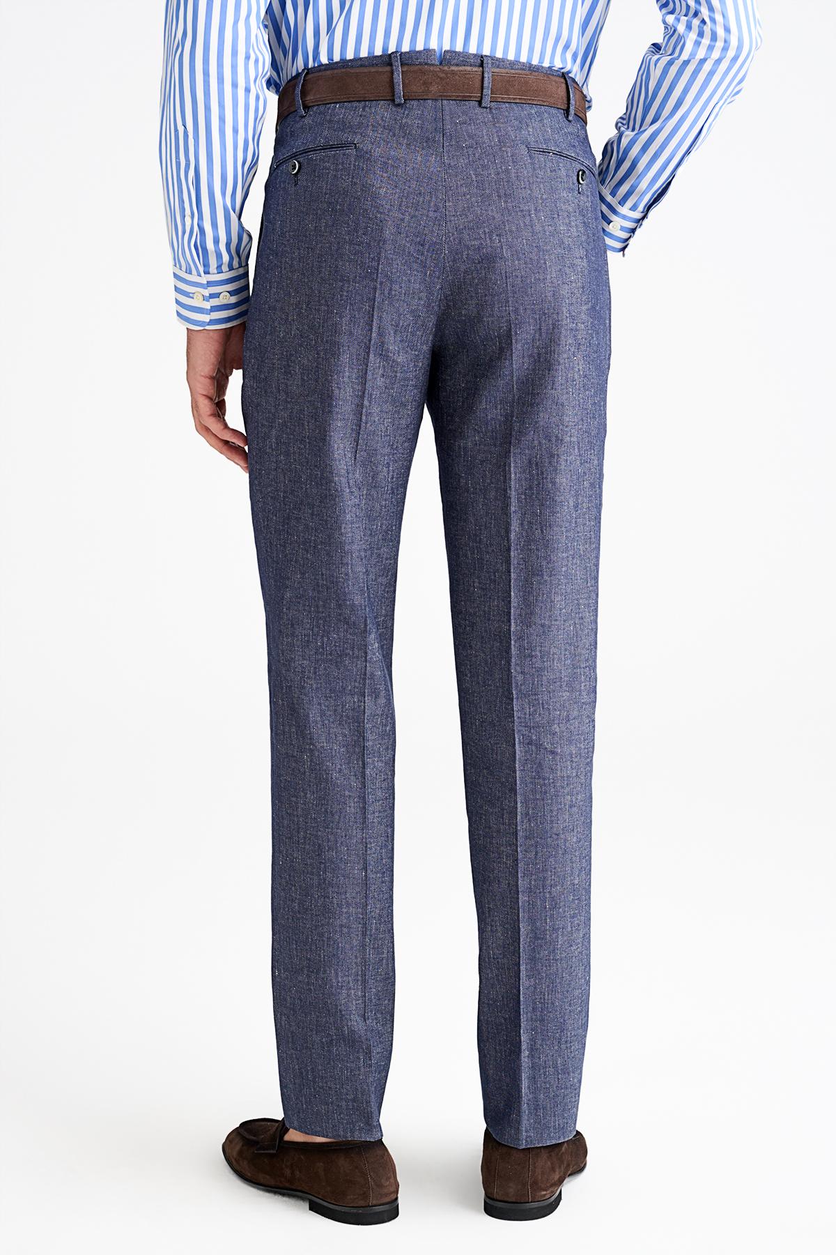 Erkek Lacivert Chino Pantolon