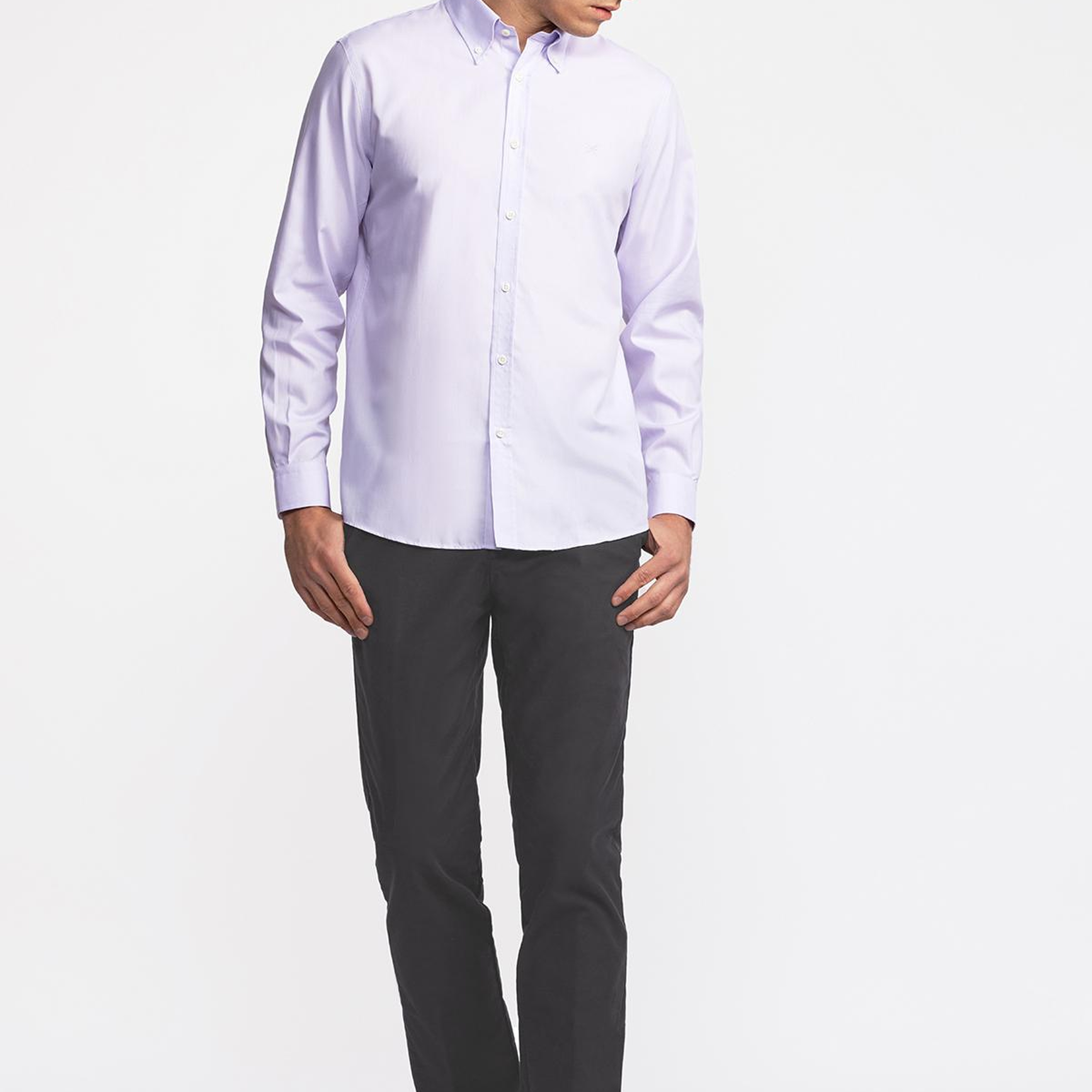 Erkek Gri Chino Pantolon