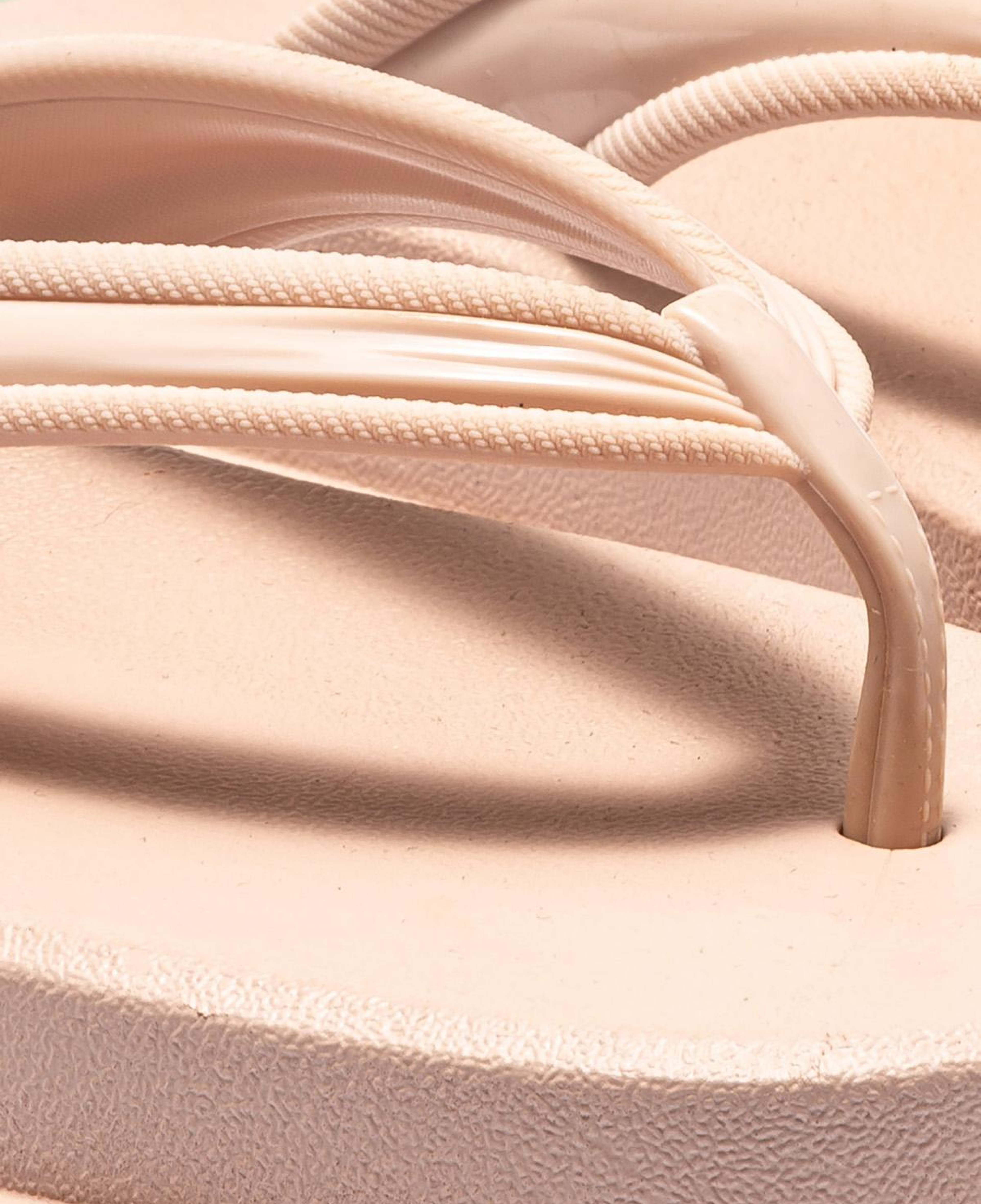 Atemporal Flatform Kadın Parmak Arası Terlik Pudra 35/42