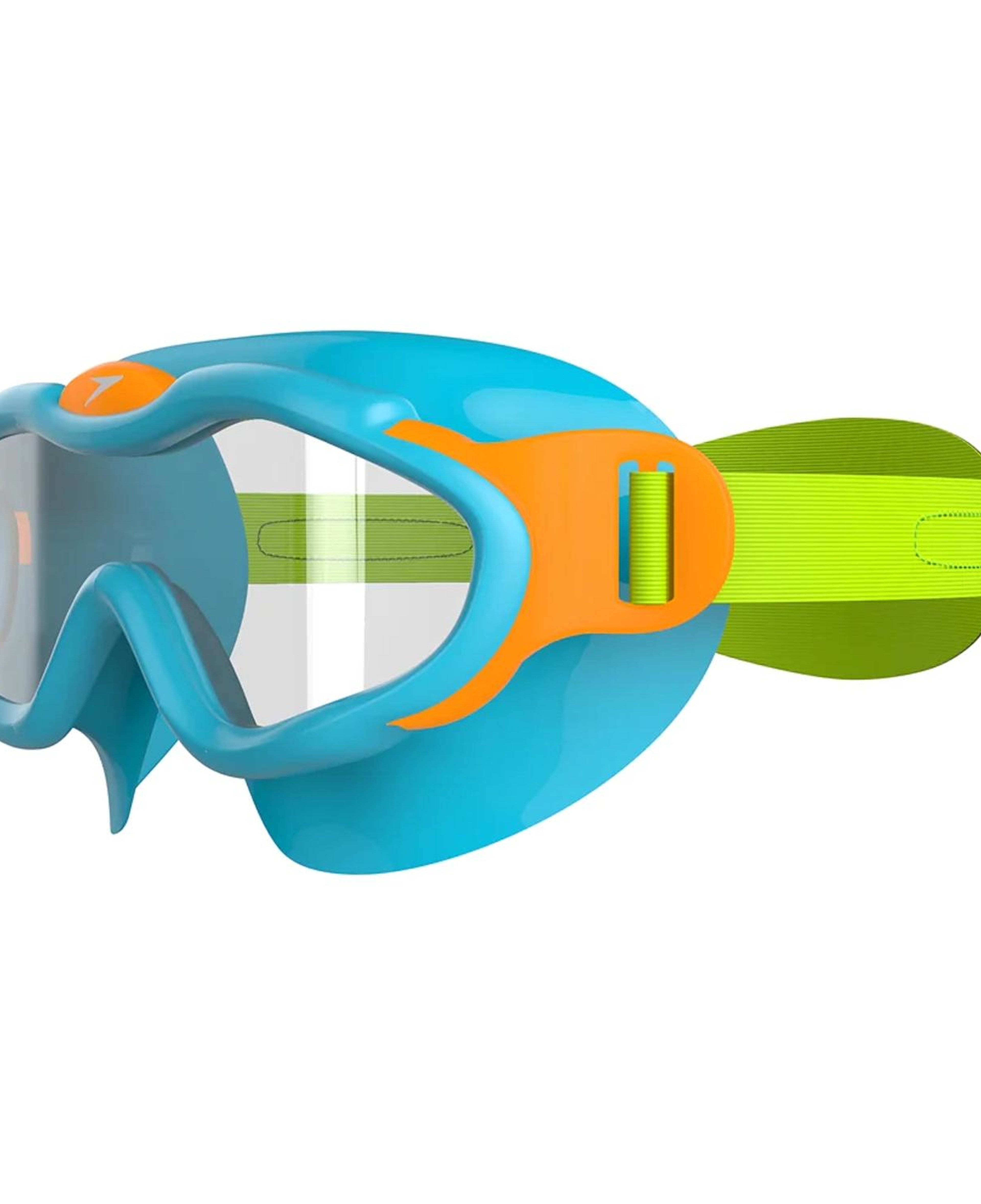 Speedo Sea Squad Mask Unisex Çocuk Mavi Yüzücü Gözlüğü