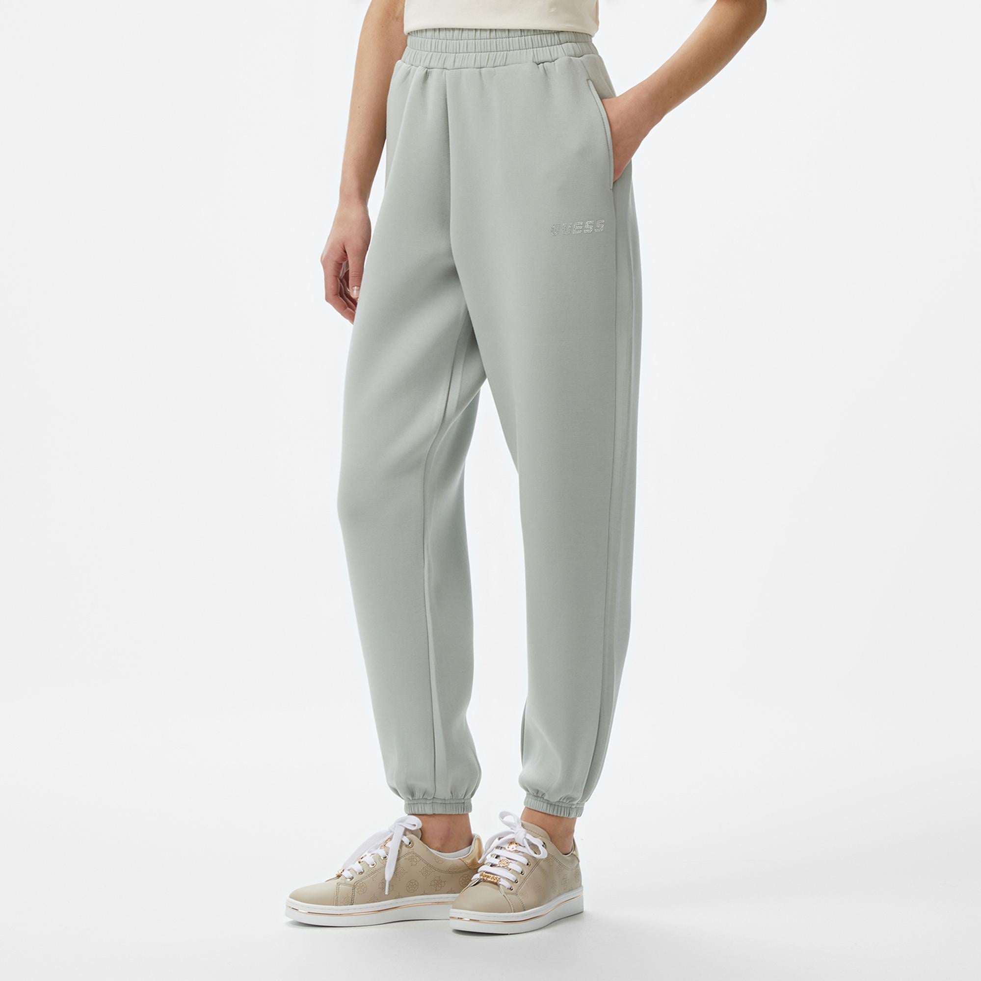Guess Cecilia Scuba Jogger Kadın Yeşil Eşofman Altı