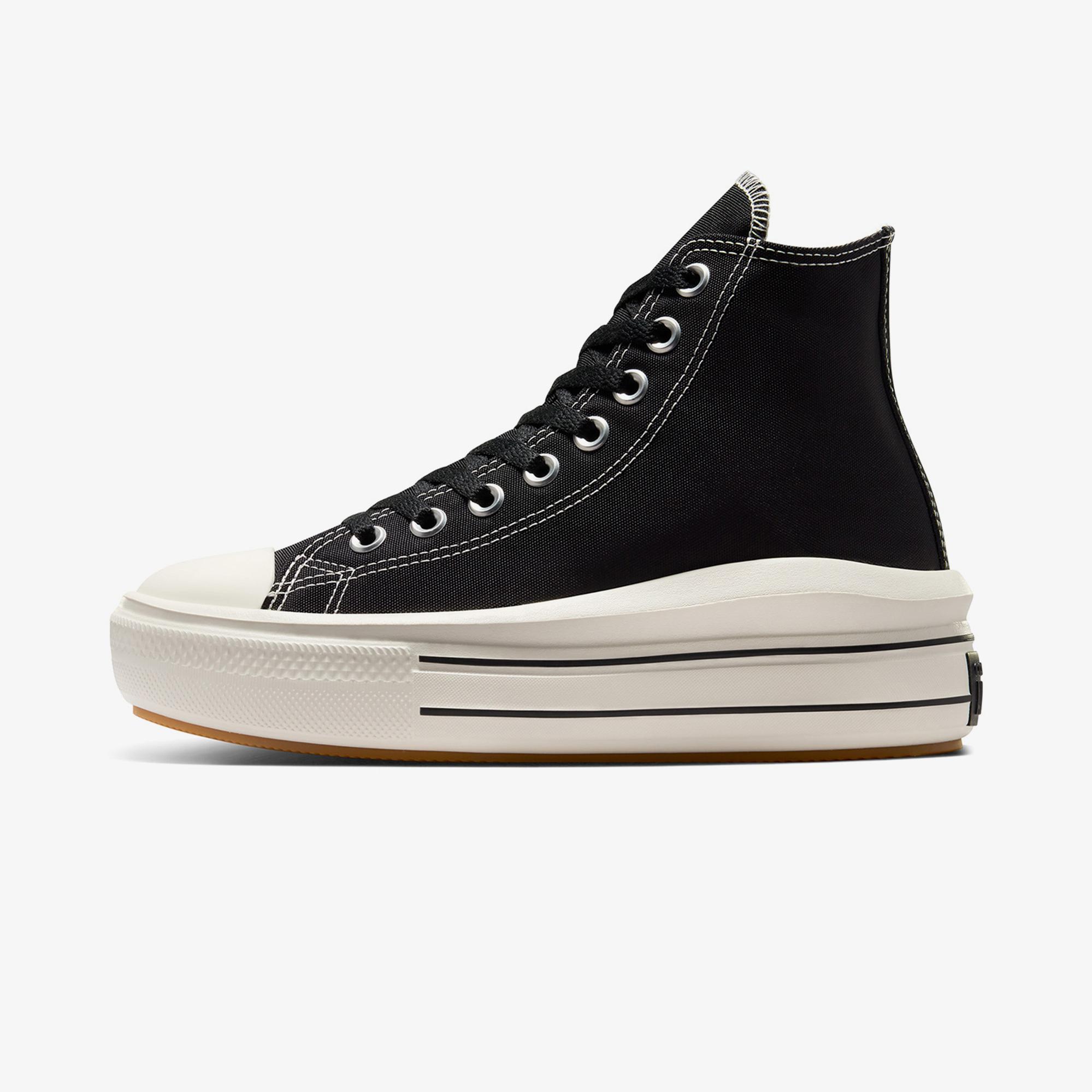 Converse Chuck Taylor All Star Move Platform Kadın Siyah Platform Sneaker
