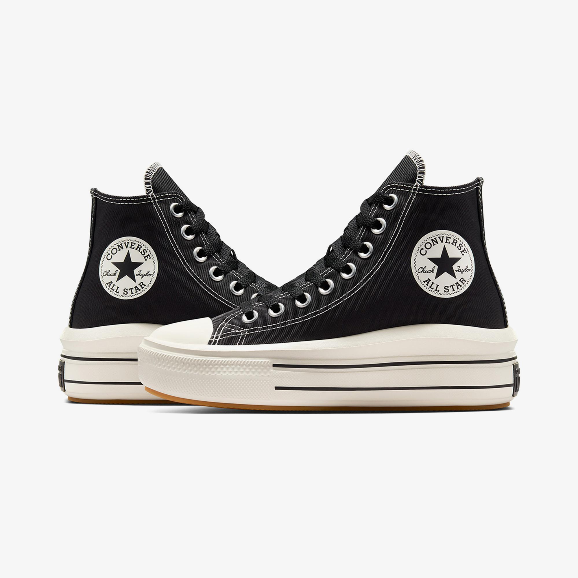 Converse Chuck Taylor All Star Move Platform Kadın Siyah Platform Sneaker