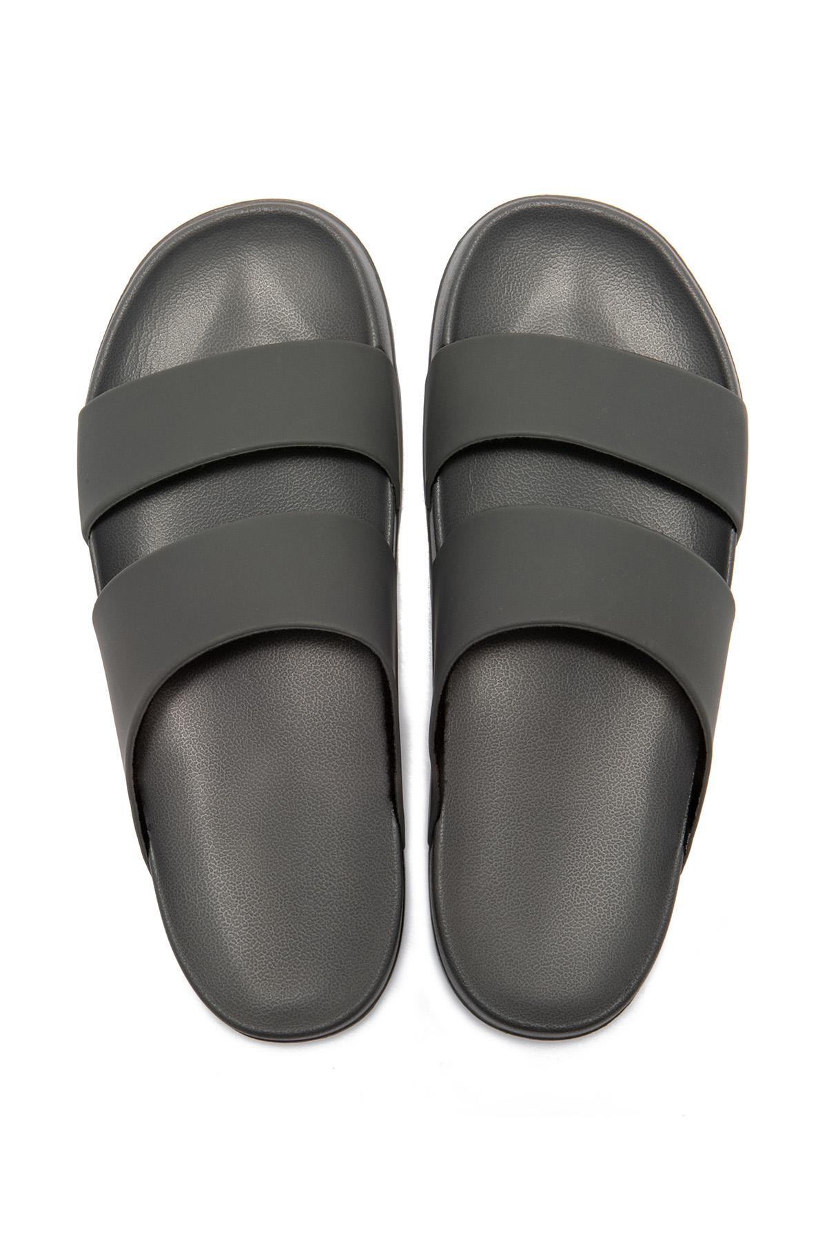 Kevin Erkek Terlik Gri 40/45