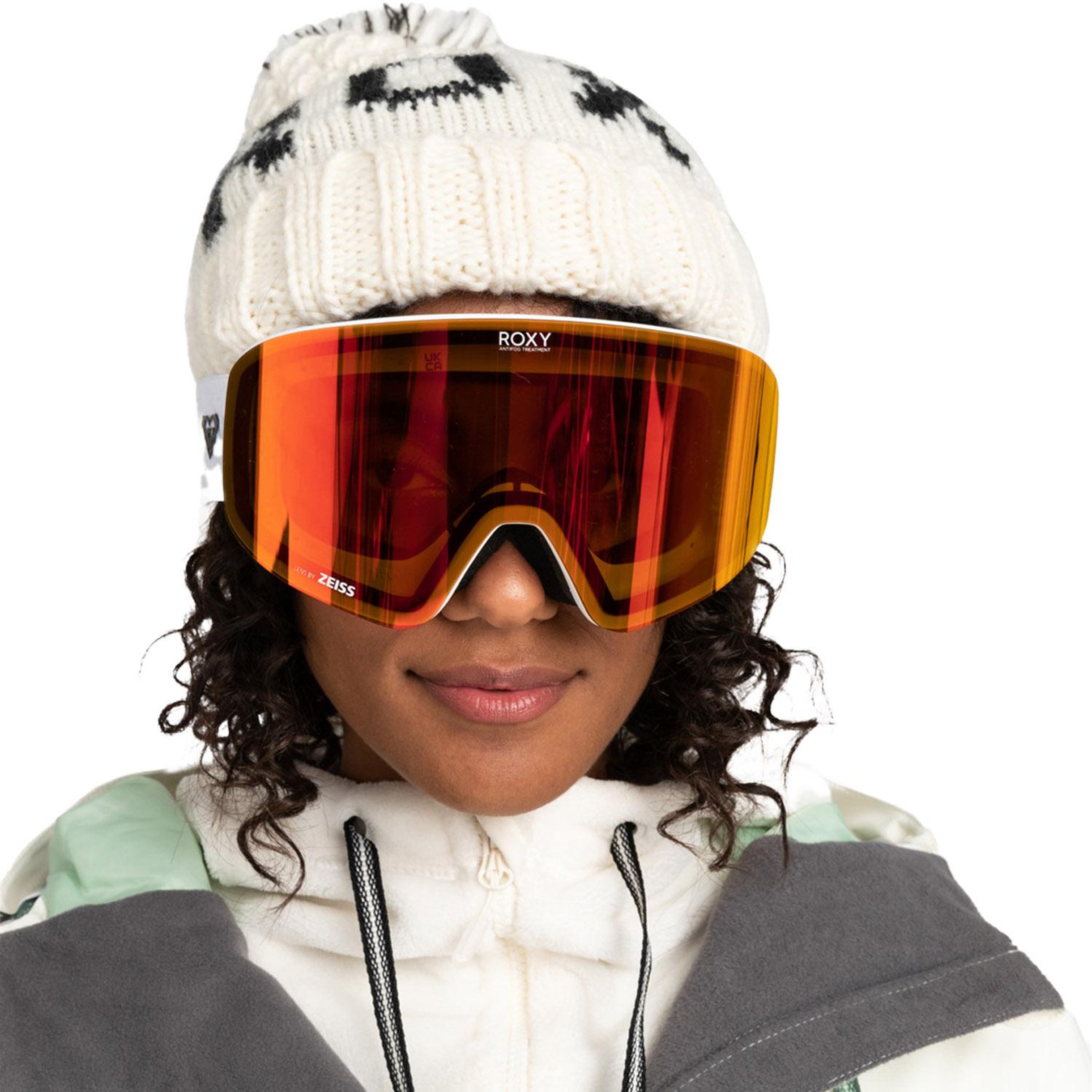 Roxy Feelin Color Luxe Kadın Beyaz Goggle