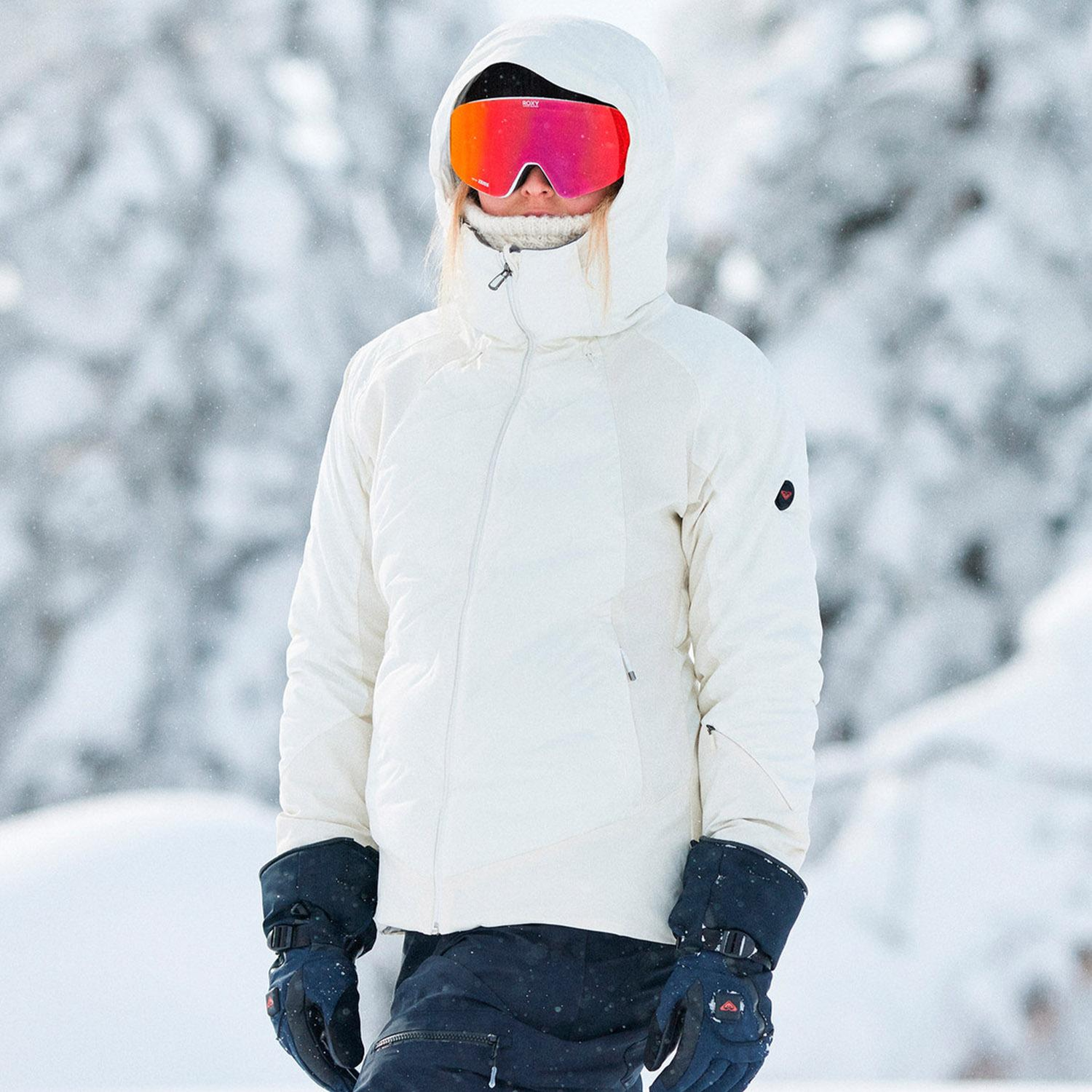 Roxy Feelin Color Luxe Kadın Beyaz Goggle
