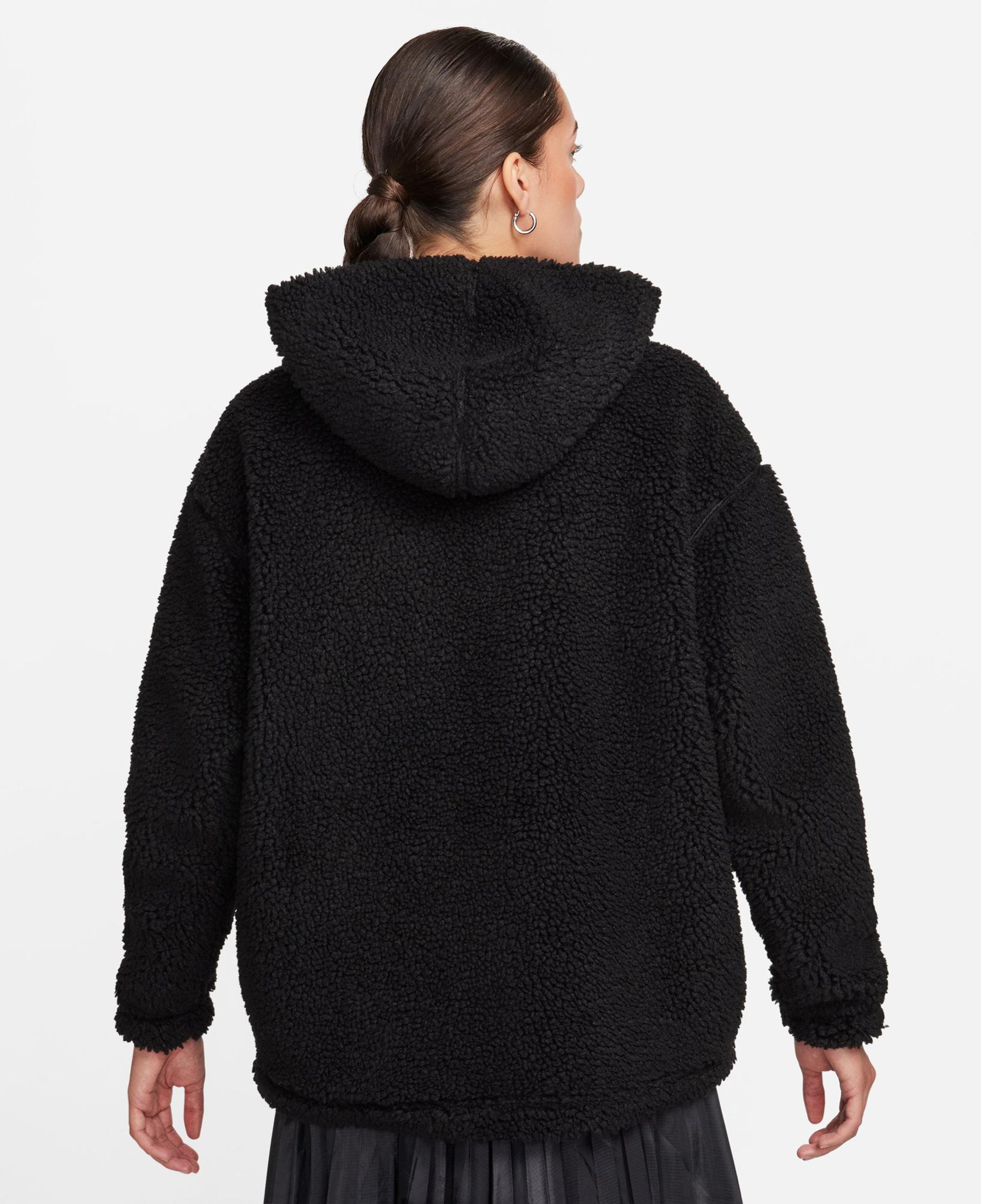 Nike Sportswear Sherpa Kadın Siyah Mont