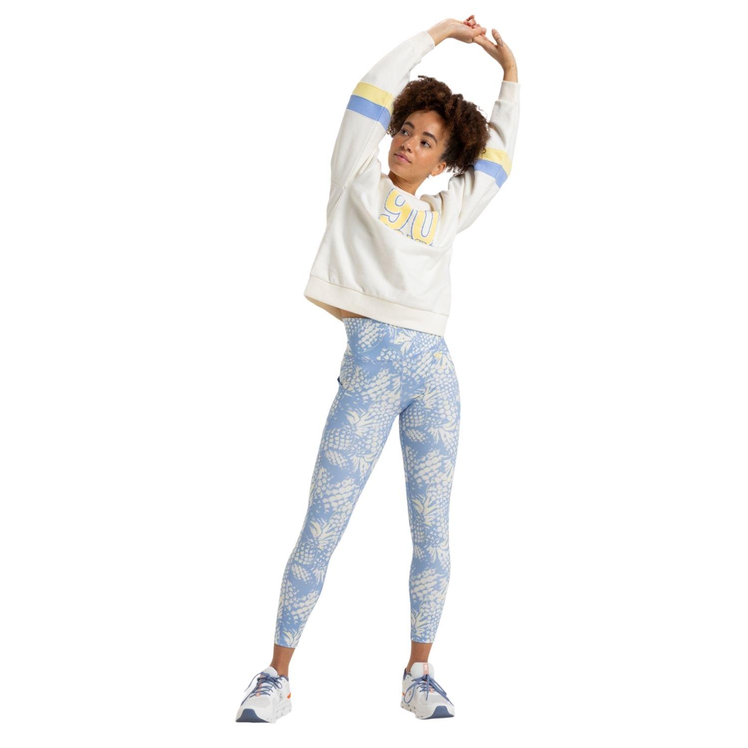Roxy Heart Into It Ankle Legging PT Kadın Mavi Pantolon