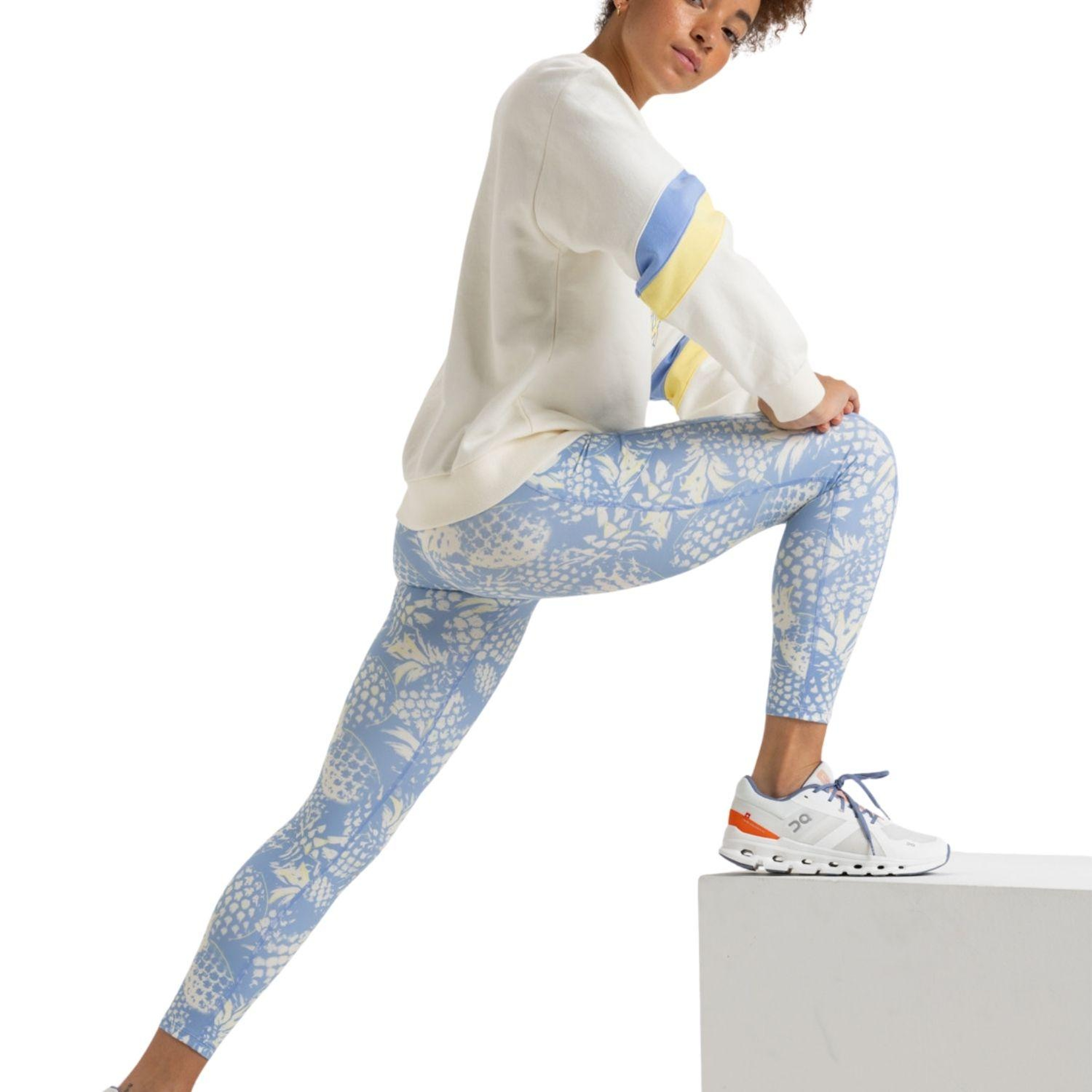 Roxy Heart Into It Ankle Legging PT Kadın Mavi Pantolon