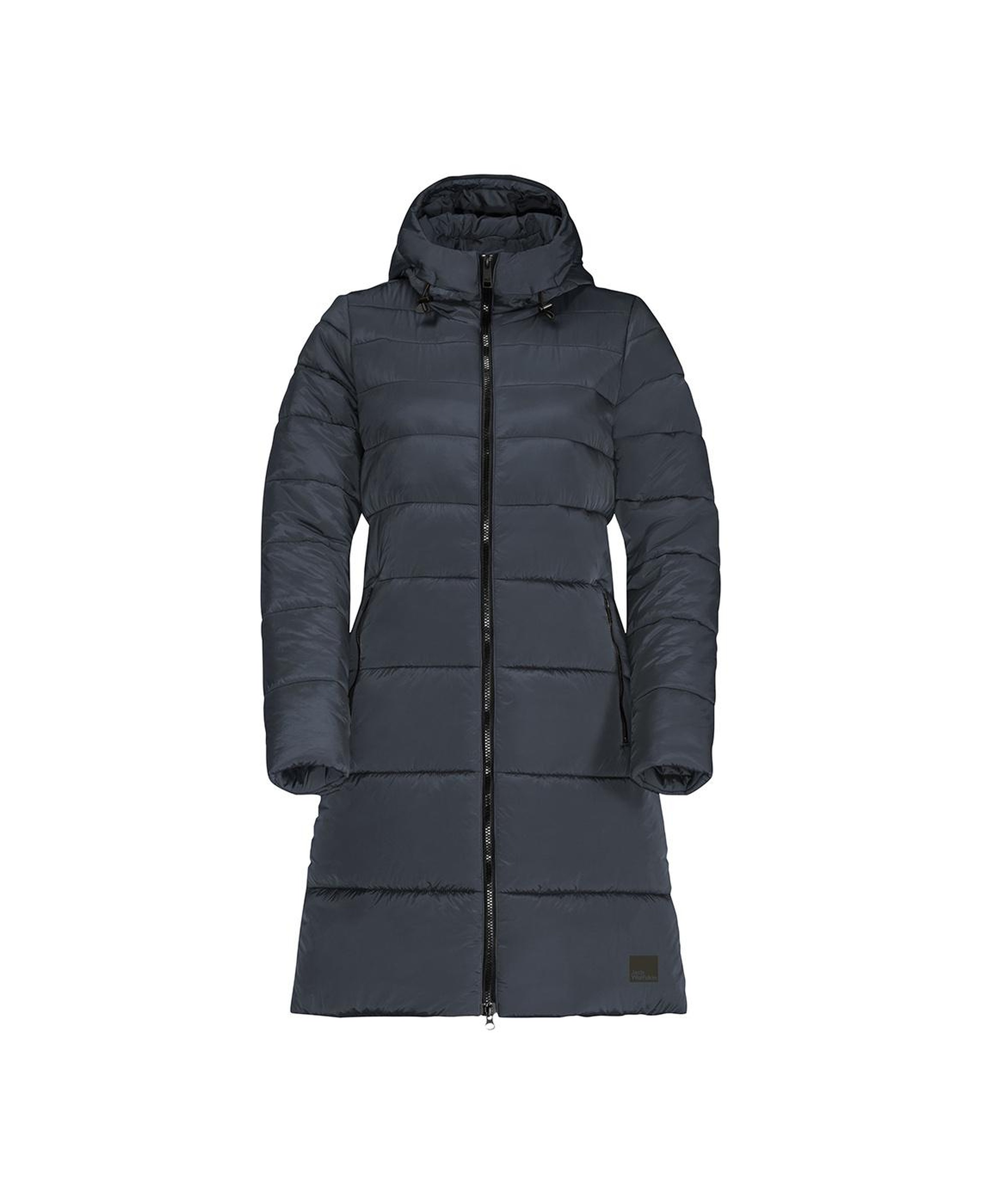 Jack Wolfskin Eisbach Coat Kadın Mavi Outdoor Ceketi