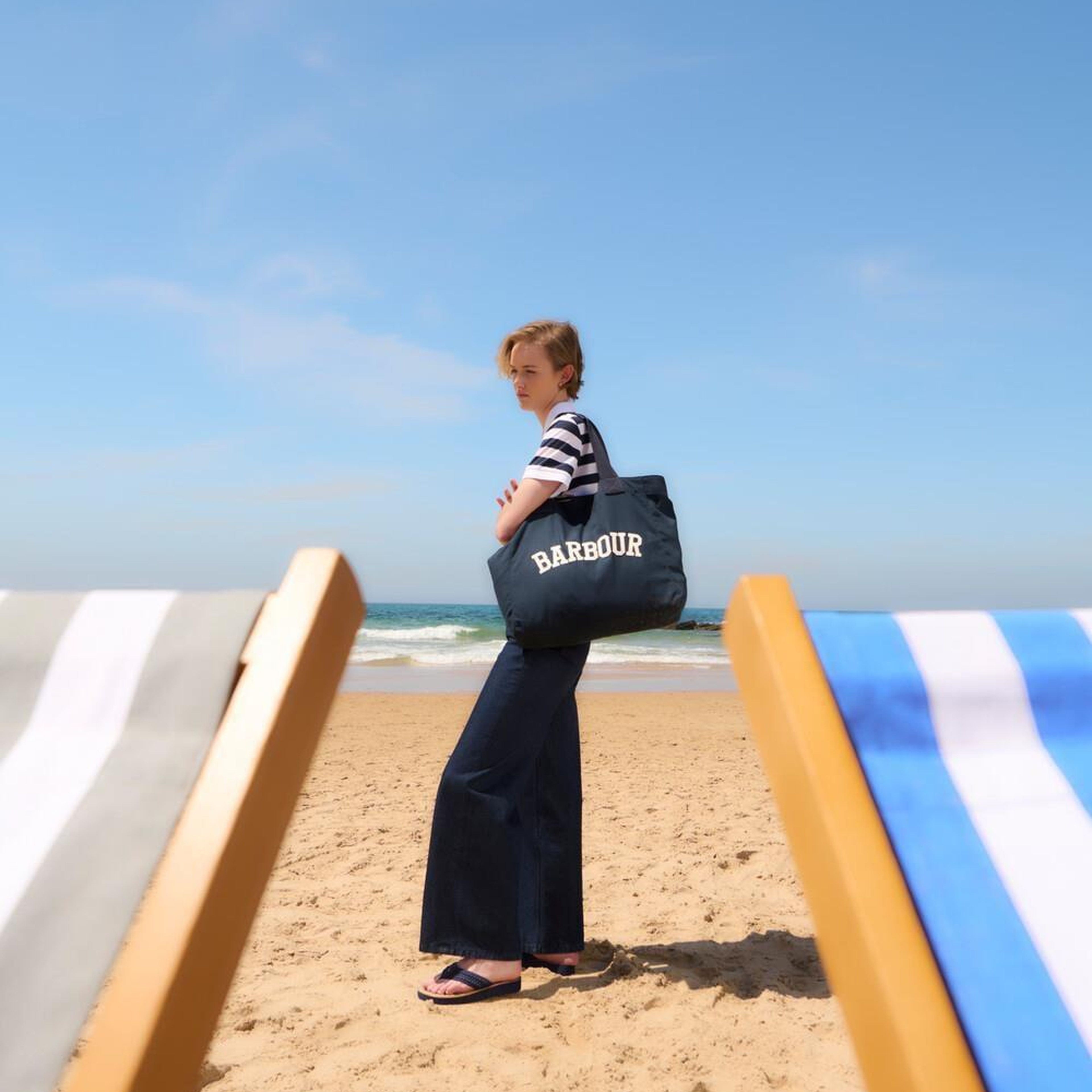 Barbour Ashbourne Çizgili Polo Yaka