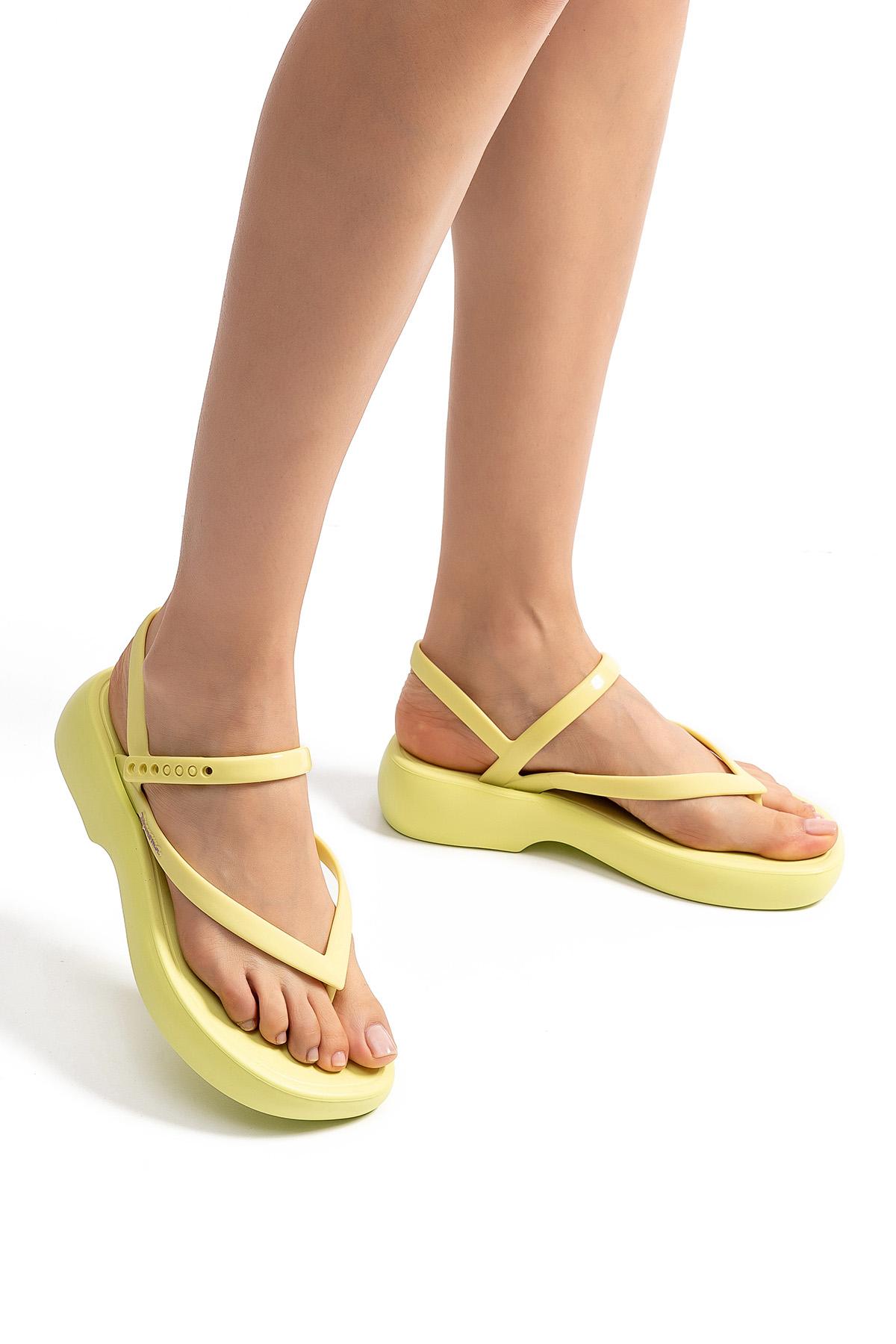 Verano Kadın Sandalet Sarı 35/42