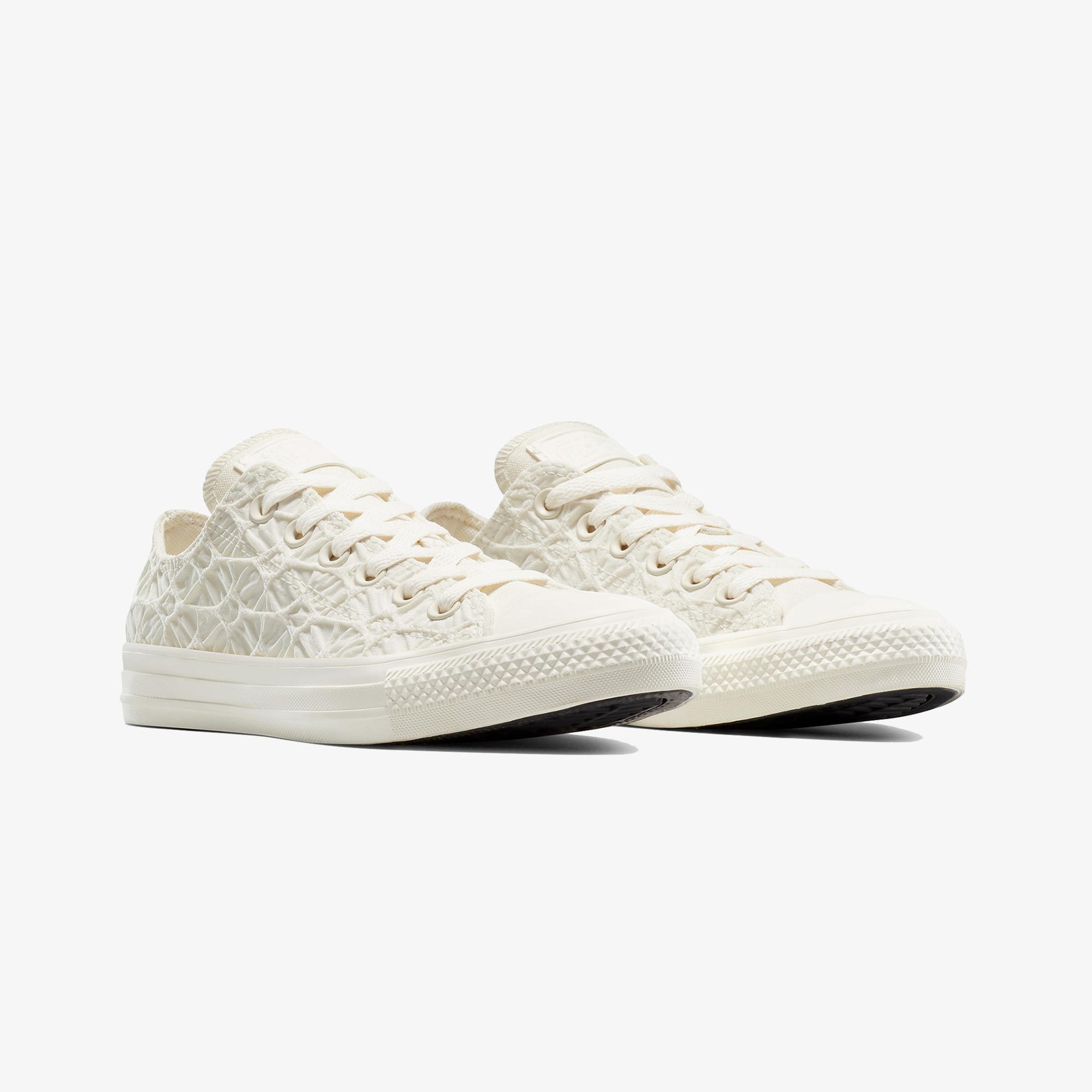 Converse Chuck Taylor All Star Textured Material Unisex Krem Sneaker