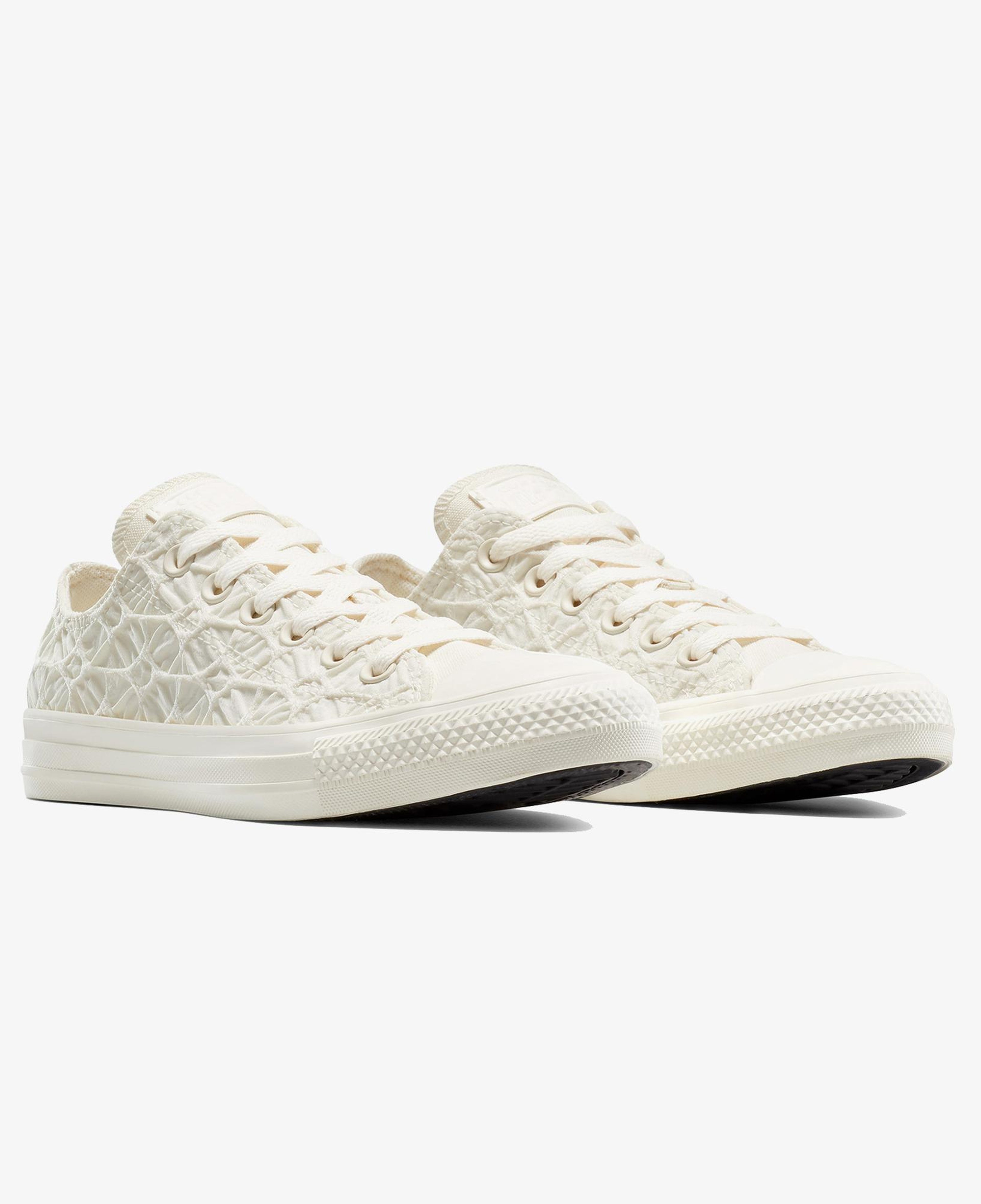 Converse Chuck Taylor All Star Textured Material Unisex Krem Sneaker