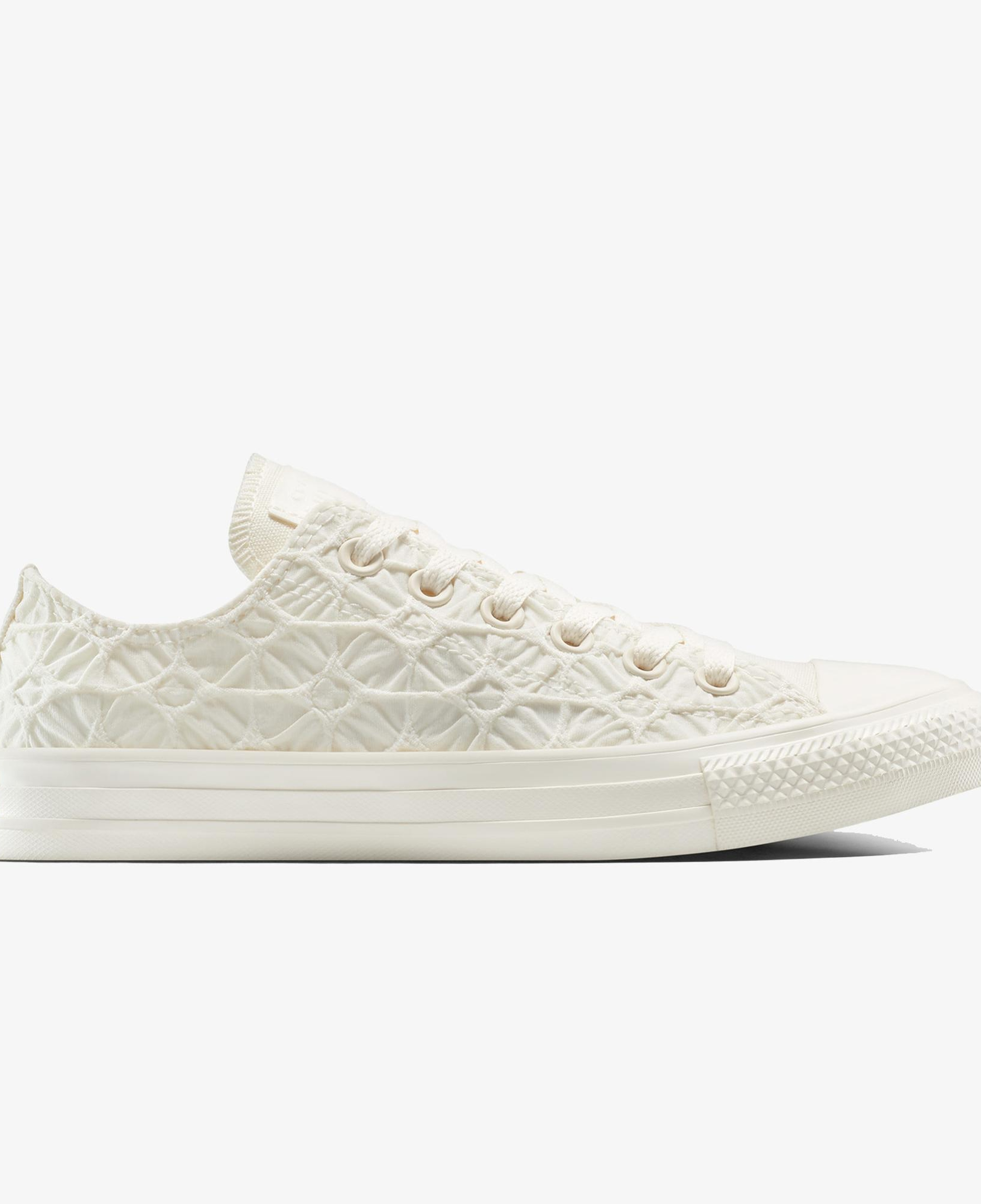 Converse Chuck Taylor All Star Textured Material Unisex Krem Sneaker