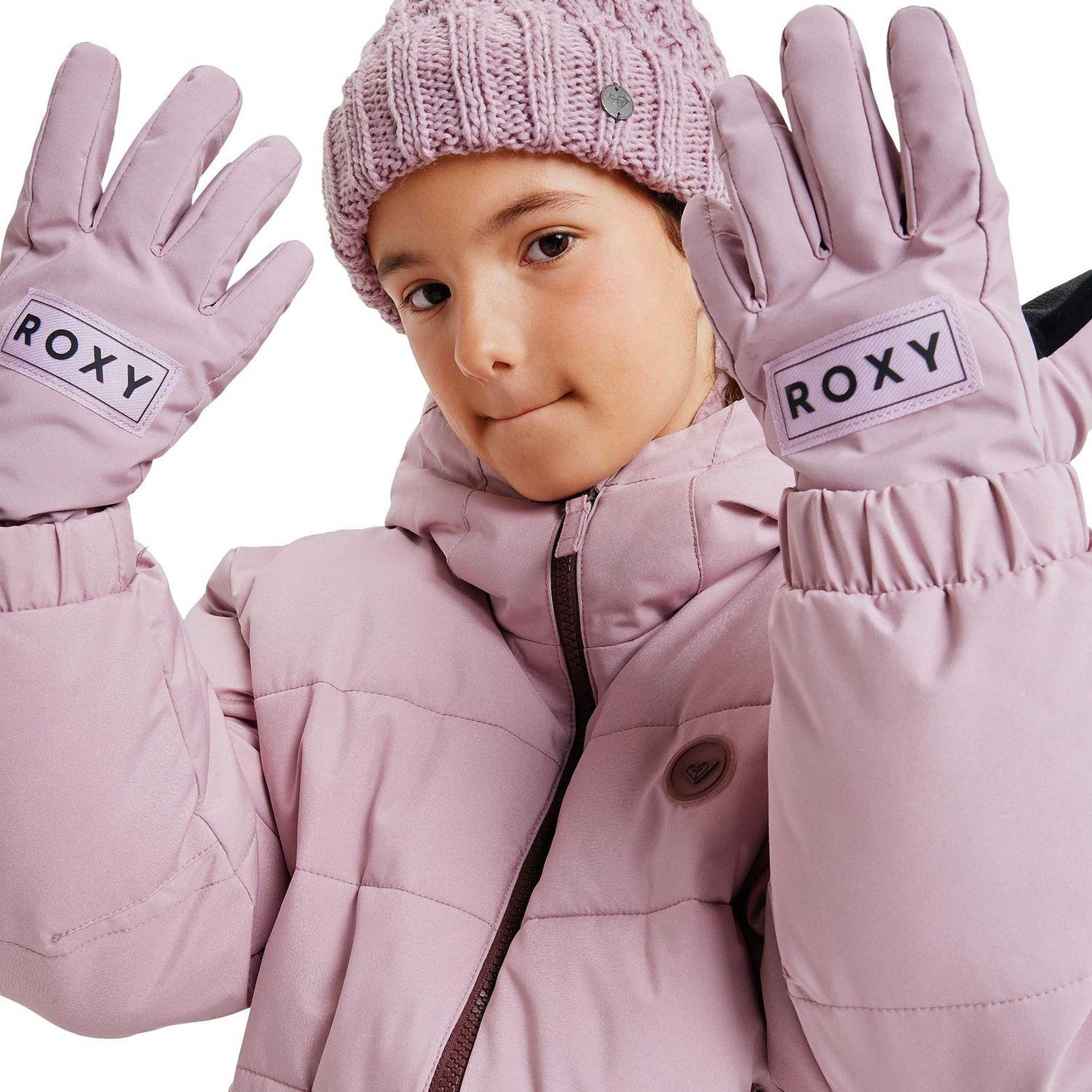 Roxy Freshfield Girl Gloves Kız Çocuk Pembe Eldiven