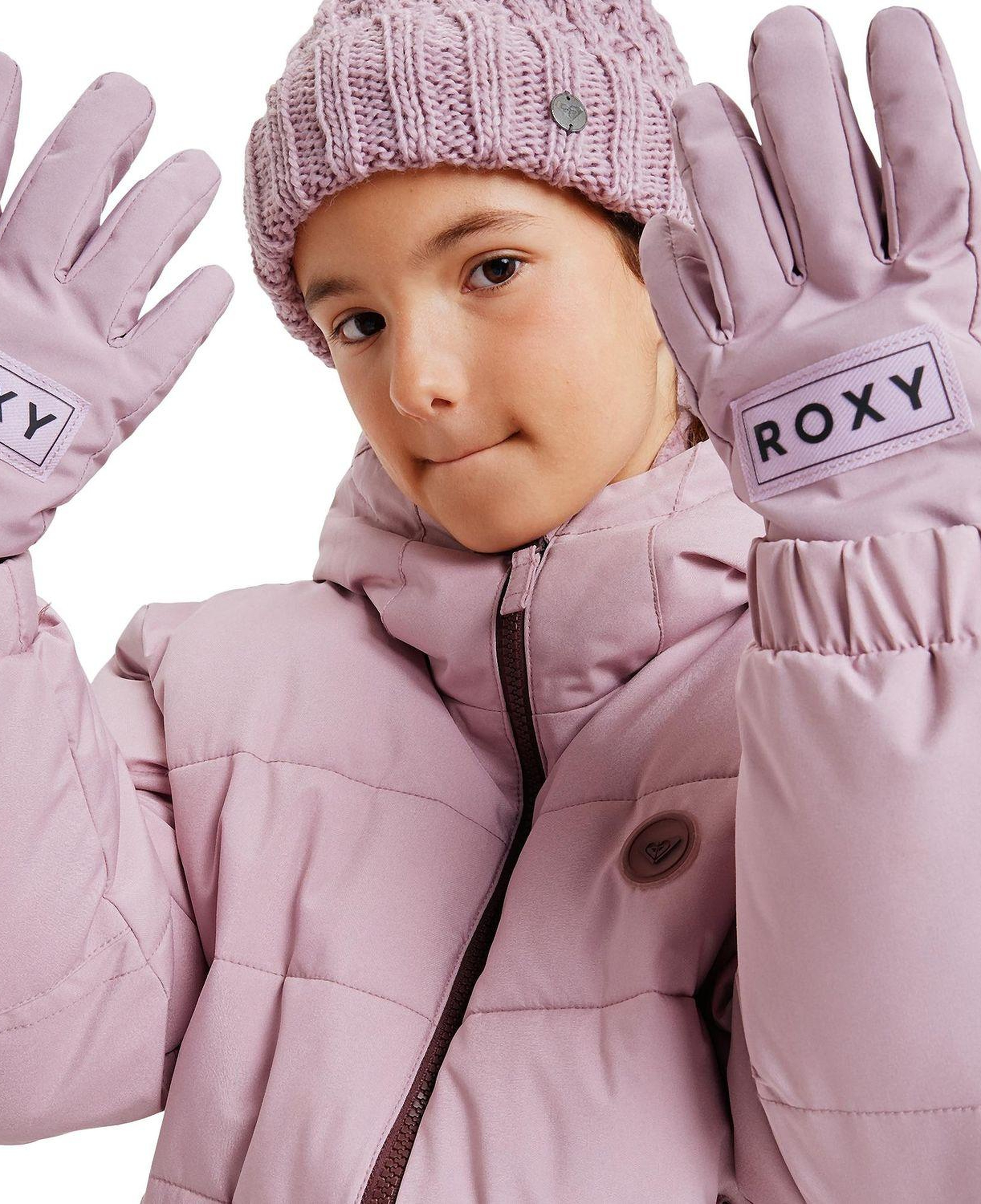 Roxy Freshfield Girl Gloves Kız Çocuk Pembe Eldiven