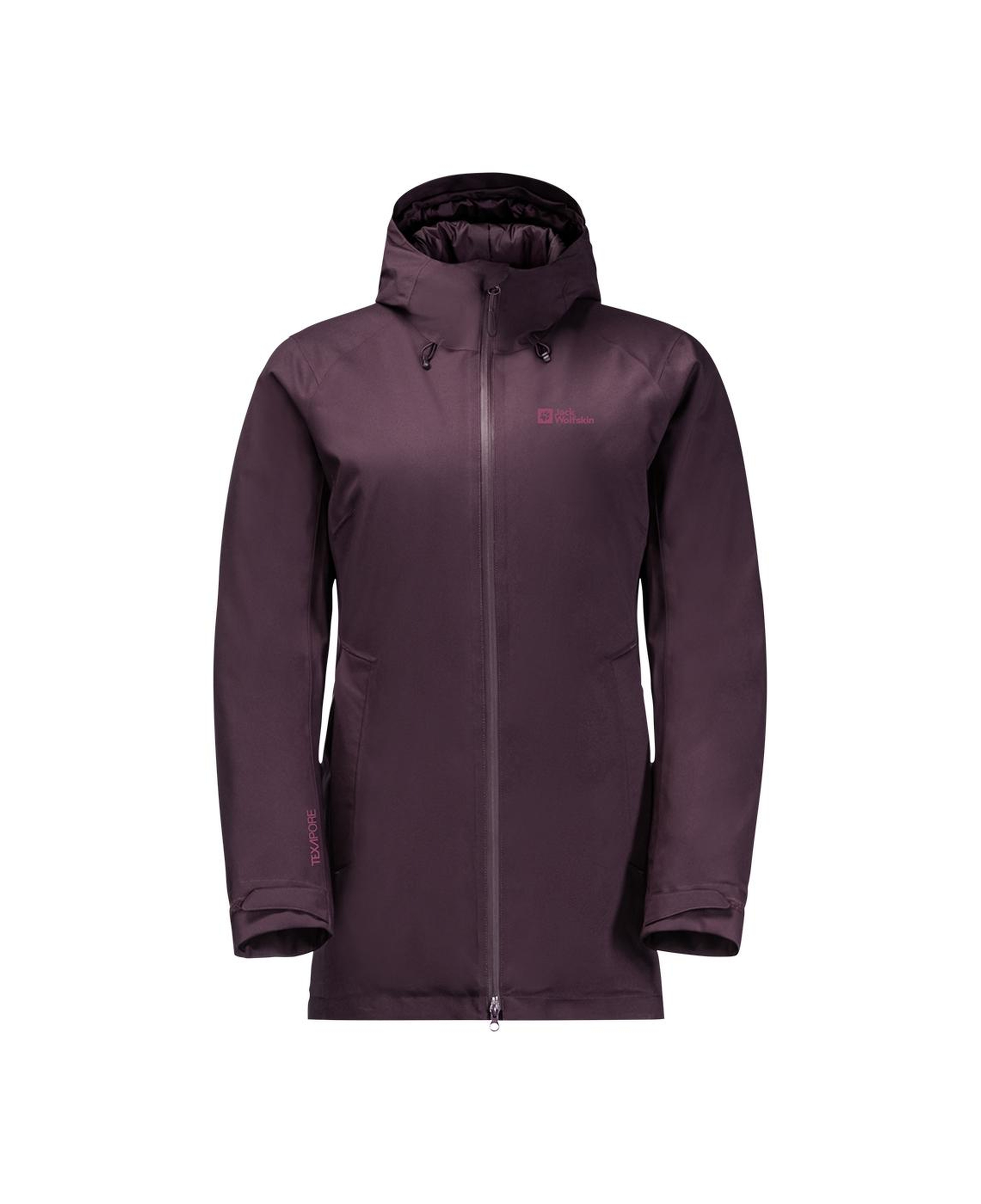 Jack Wolfskin Stirnberg Ins Kadın Mor Outdoor Ceketi
