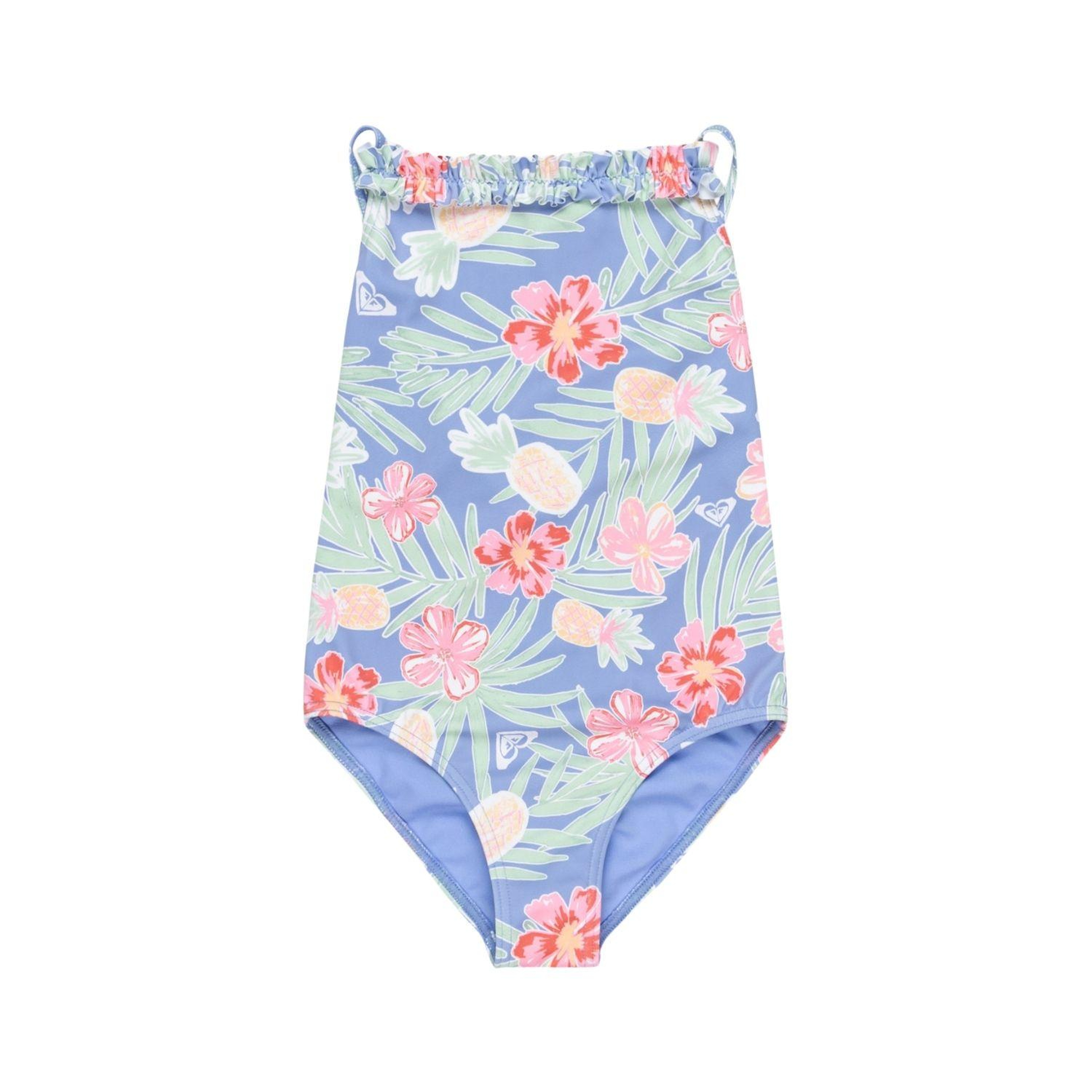 Roxy Tropical Story One Piece Kız Çocuk Mavi Mayo