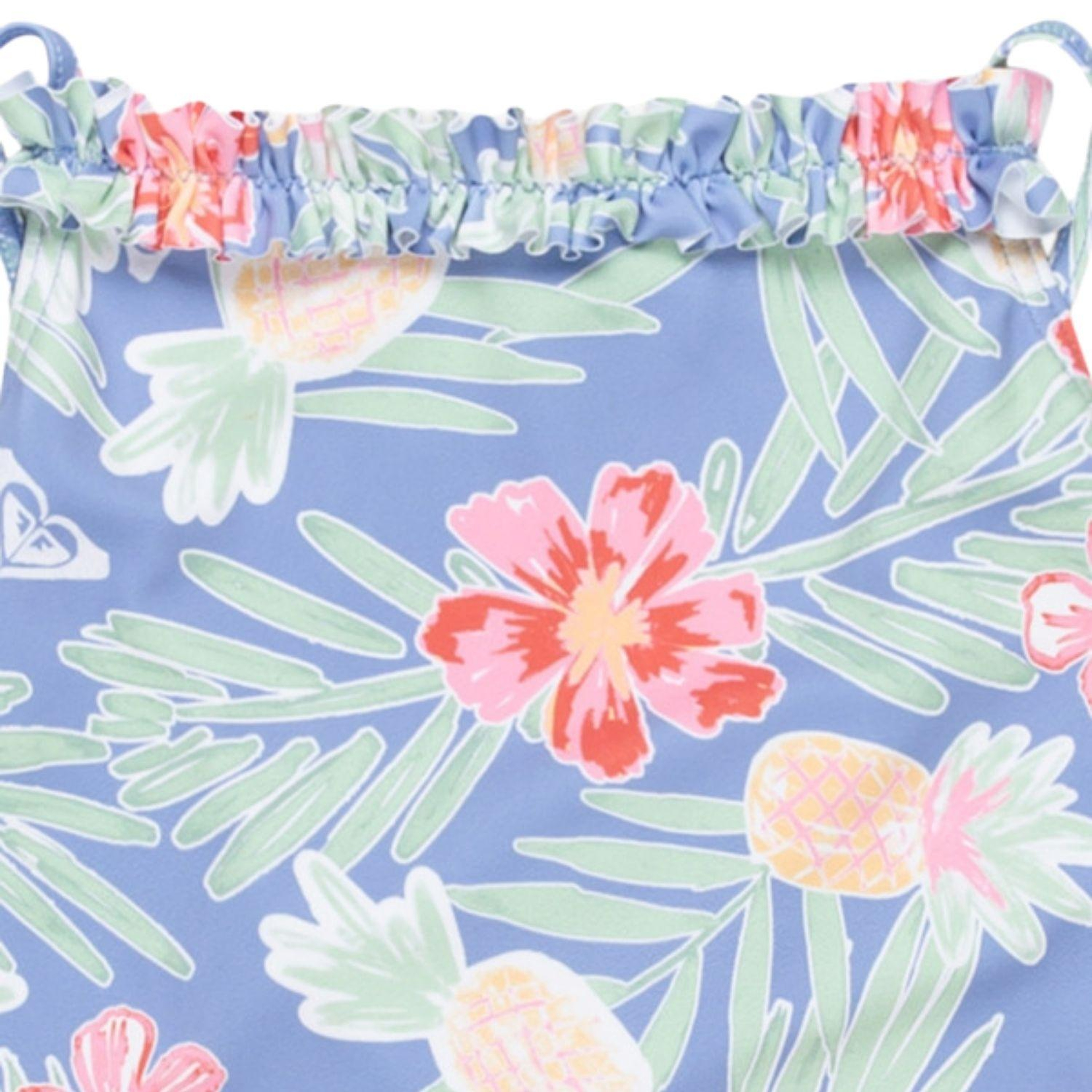 Roxy Tropical Story One Piece Kız Çocuk Mavi Mayo