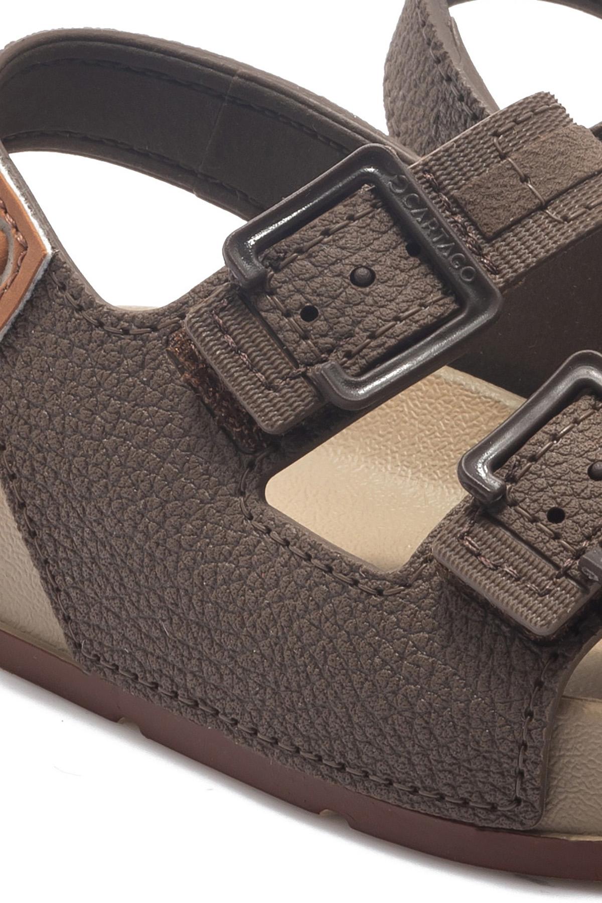 Mılao Slide Çocuk Sandalet Bej 19/26