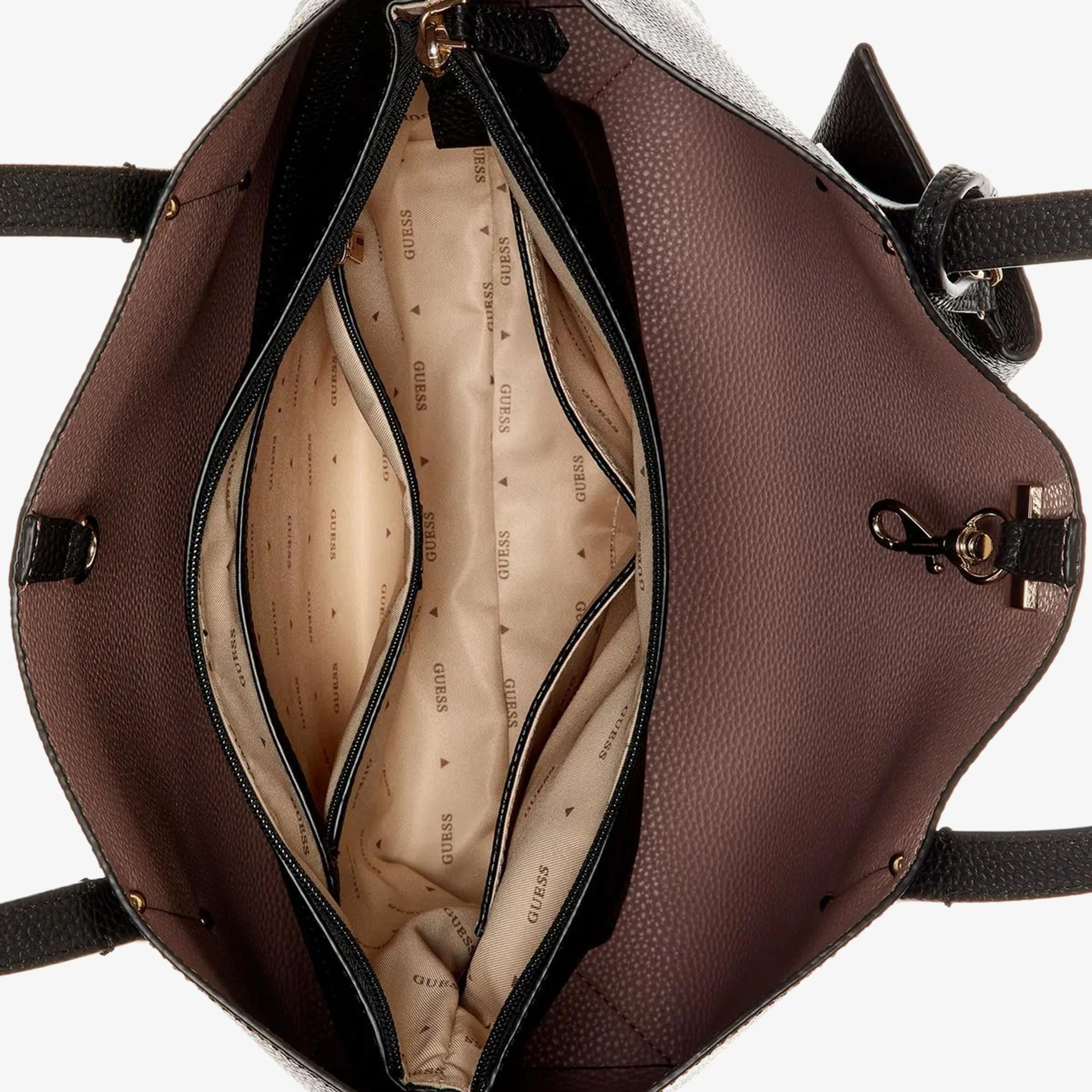 Guess Brenton Kadın Siyah El Çantası