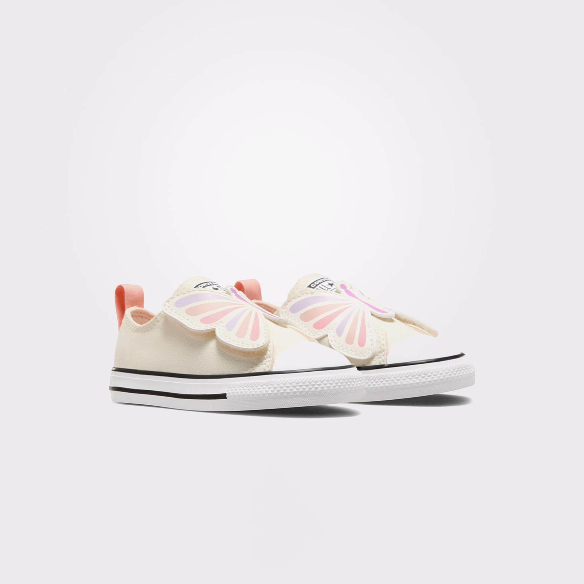 Converse Chuck Taylor All Star Butterflies Çocuk Ekru Sneaker